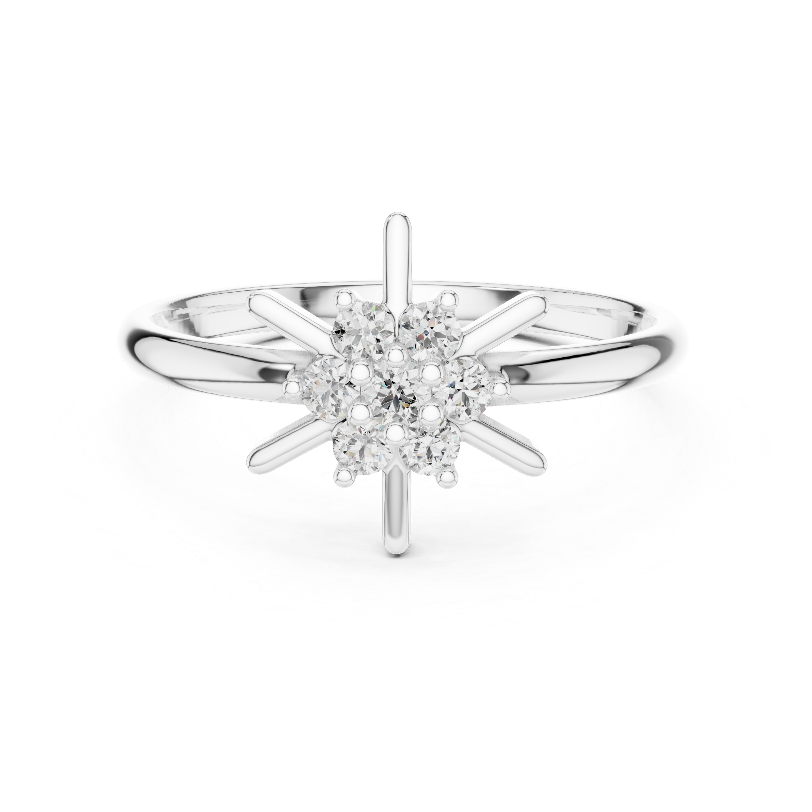 Decorative fashion ring with stylish detailing.