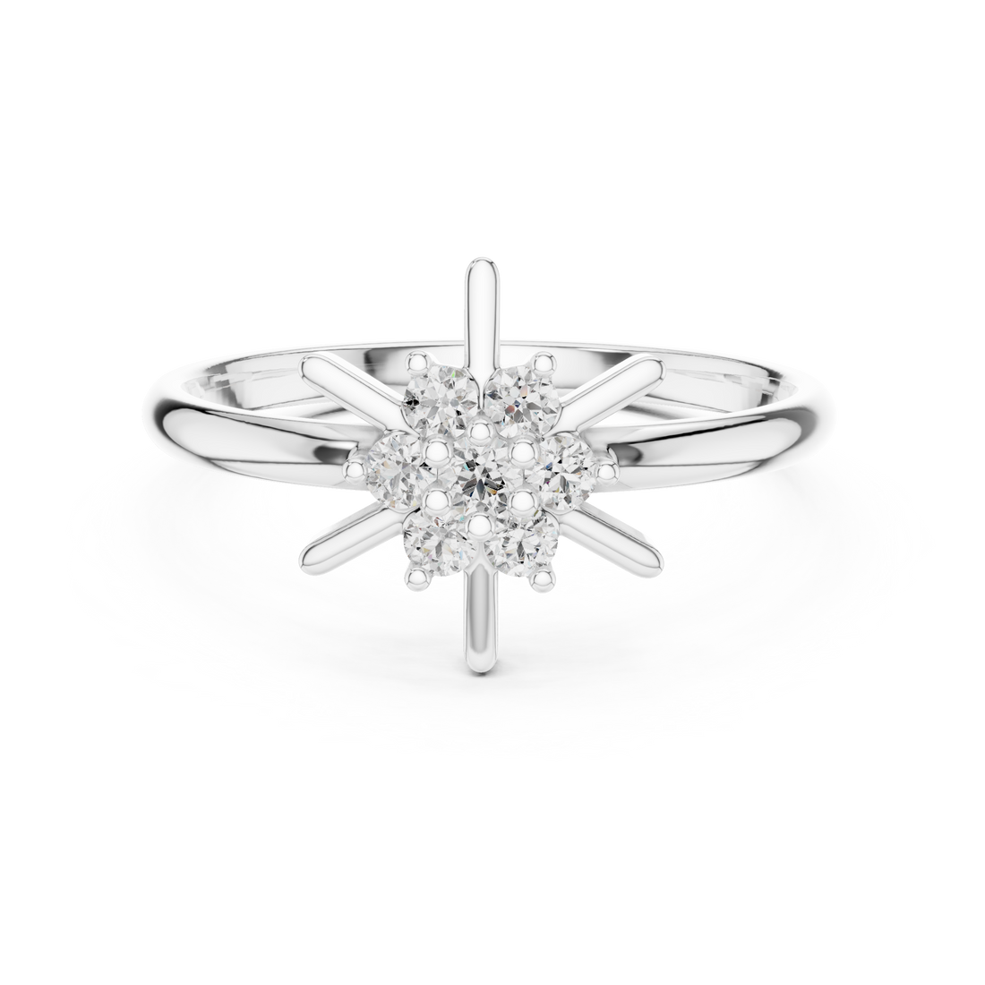 Decorative fashion ring with stylish detailing.