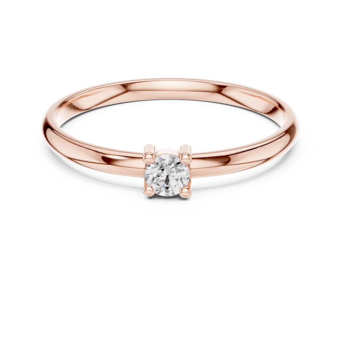 Stylish twisted gold ring with sparkling diamond accents.