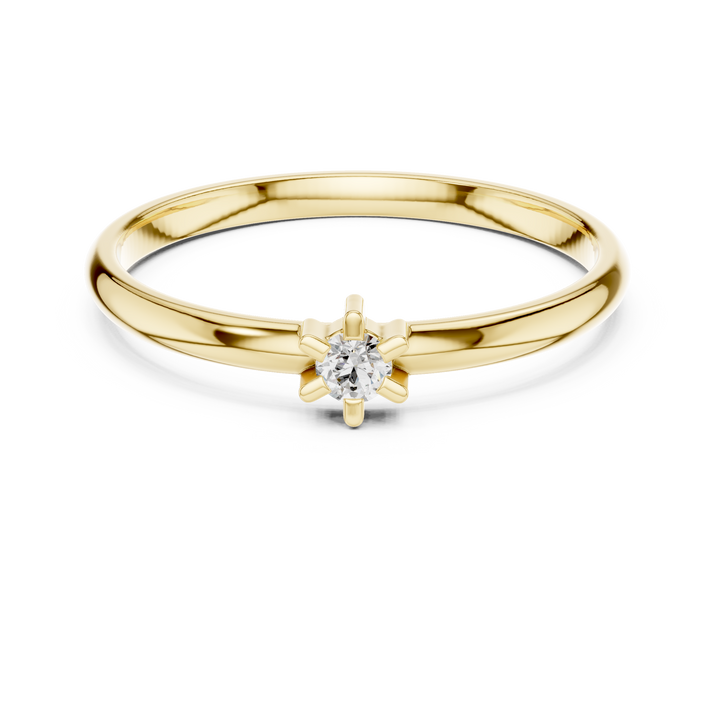 Classic gold chain necklace with polished shine.