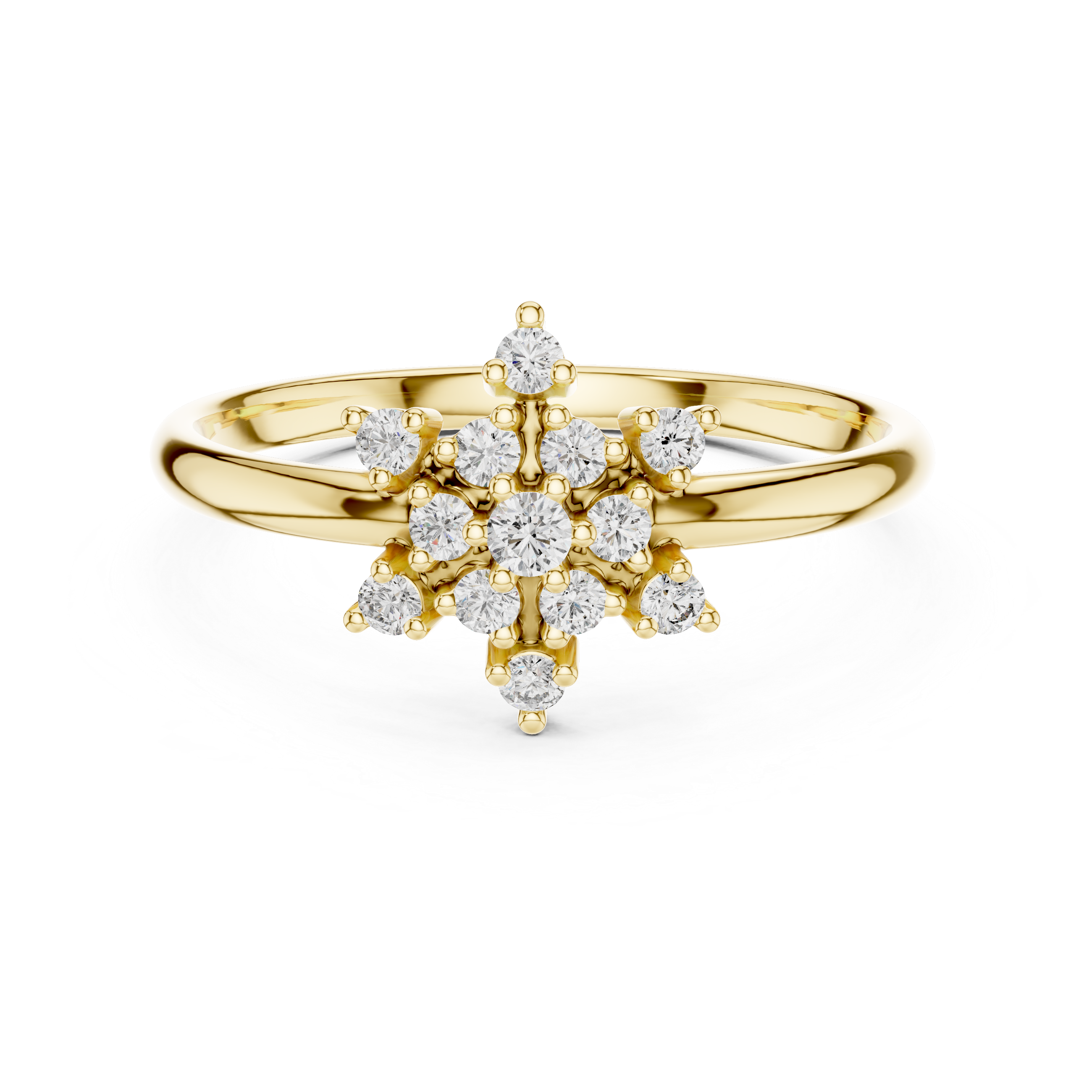 Gold hoop earrings with polished round design.