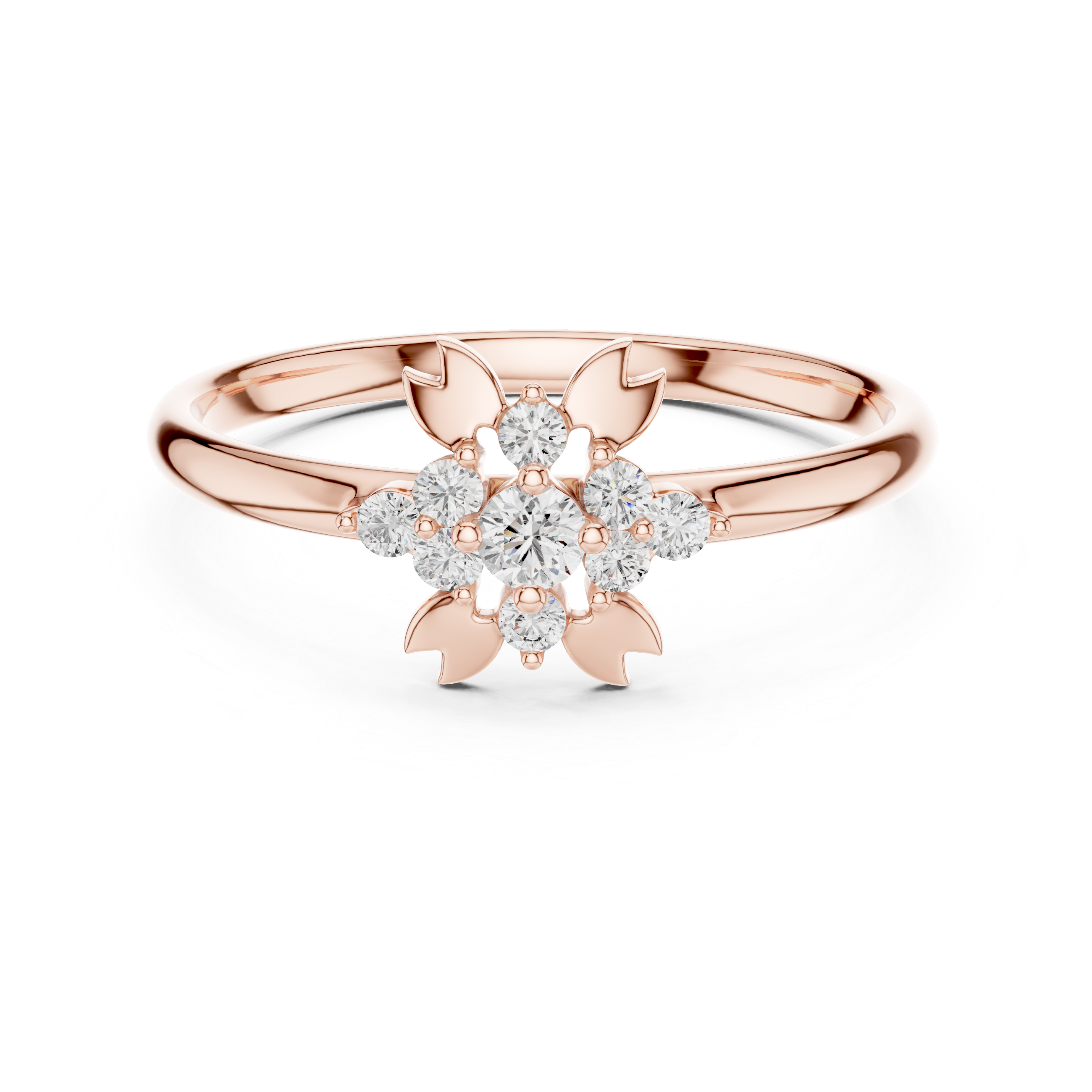 Diamond drop earrings with graceful movement.