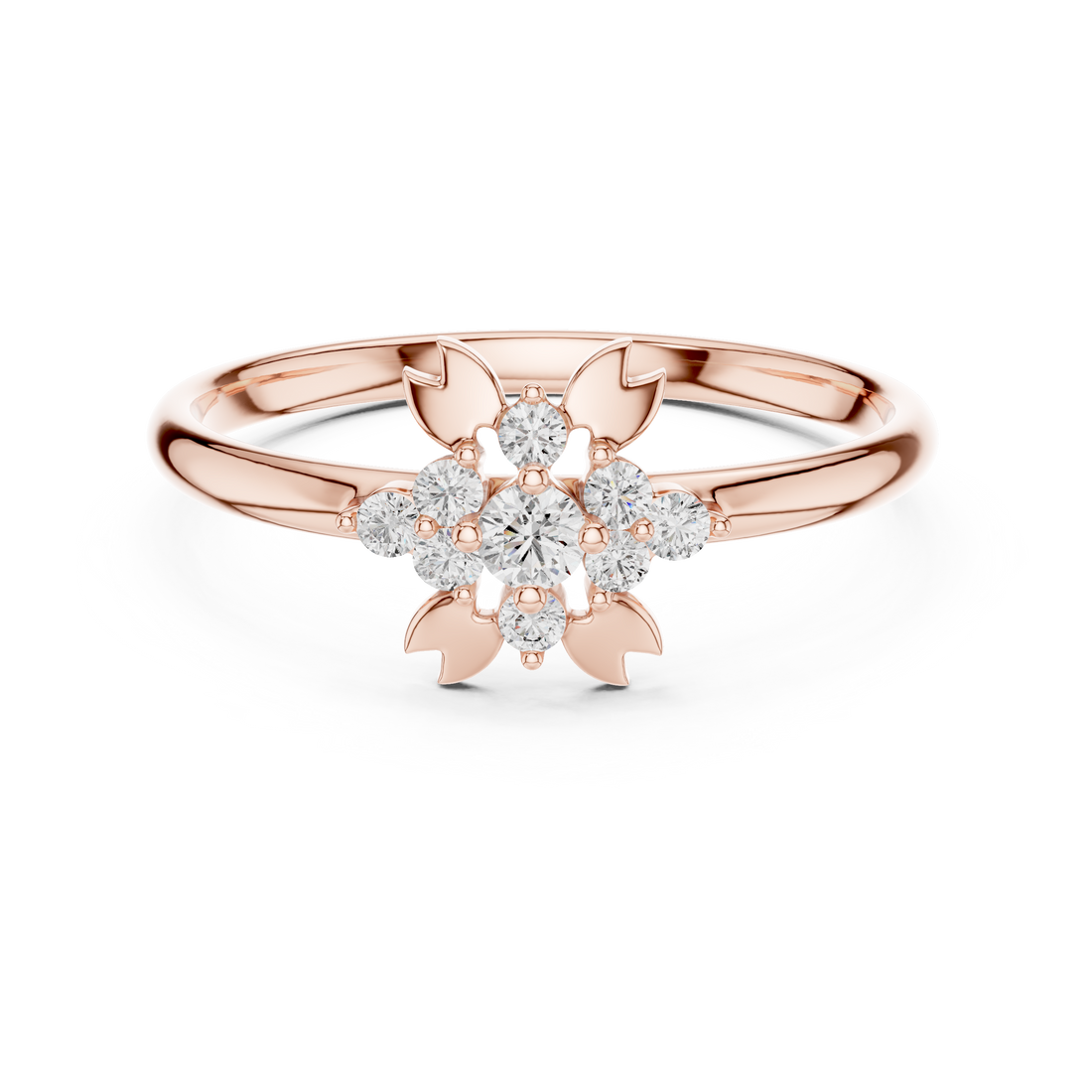 Diamond drop earrings with graceful movement.