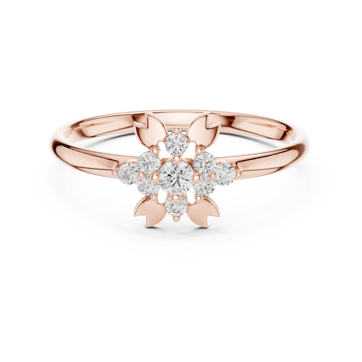 Diamond drop earrings with graceful movement.