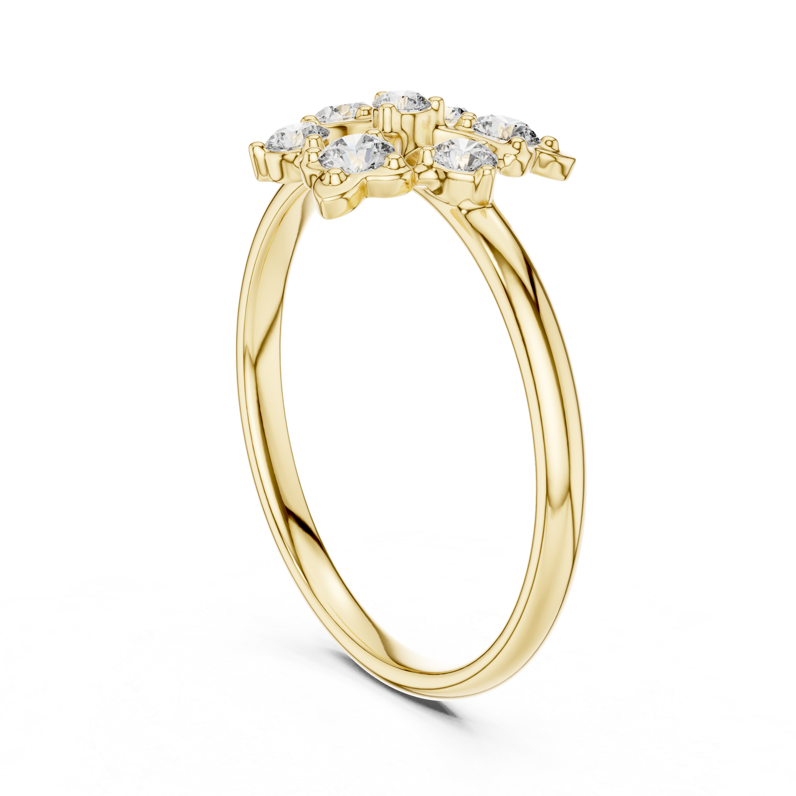 Decorative fashion ring with stylish detailing.