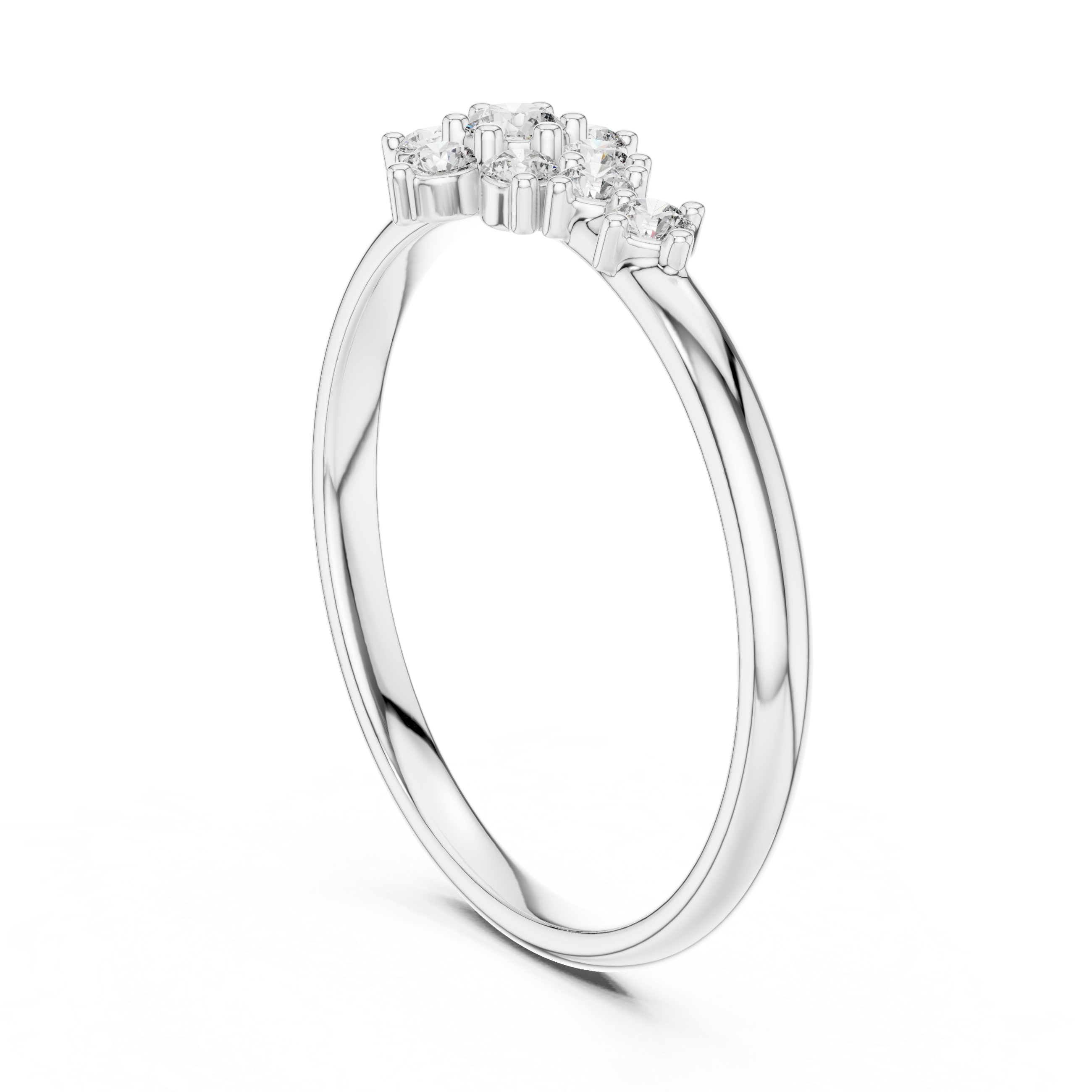 Classic wedding band with smooth polished gold finish.