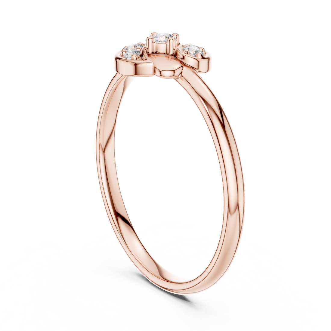 Elegant heart-shaped earrings with shimmering stone detail.