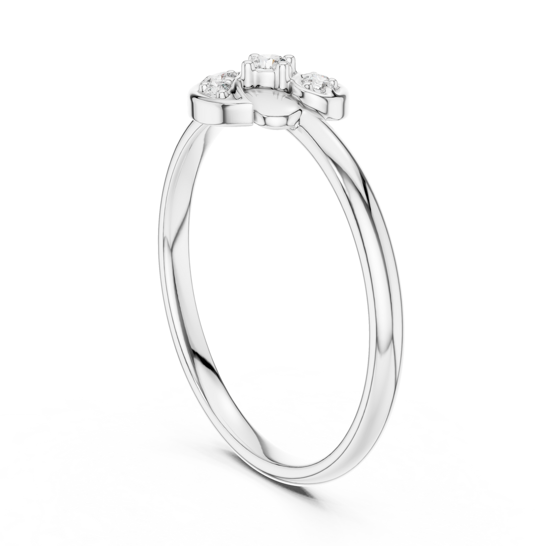 Elegant diamond pendant necklace with smooth gold chain.