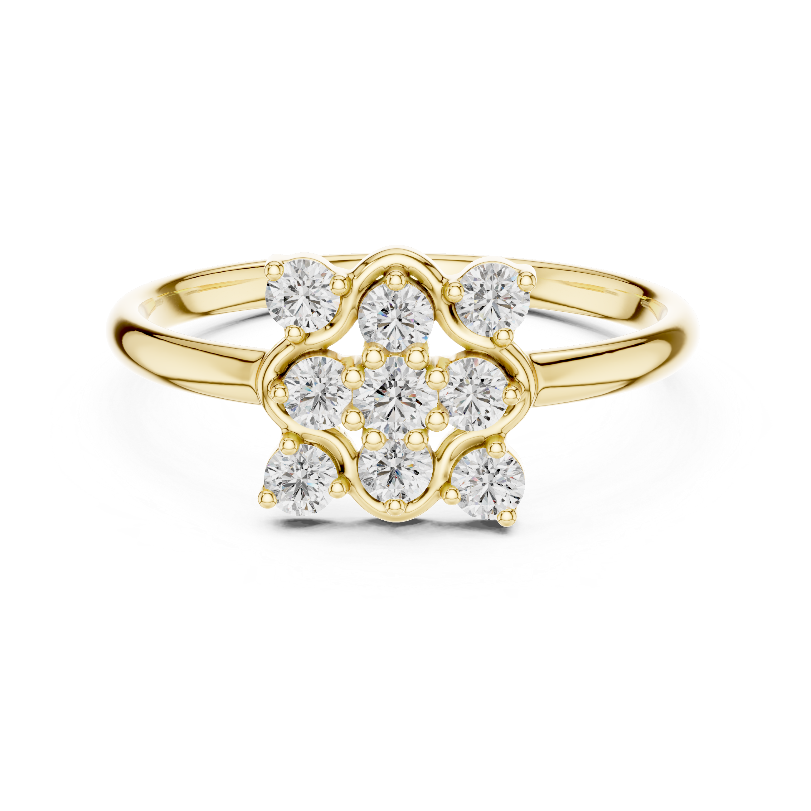 Classic gold nose hoop with minimal elegant style.