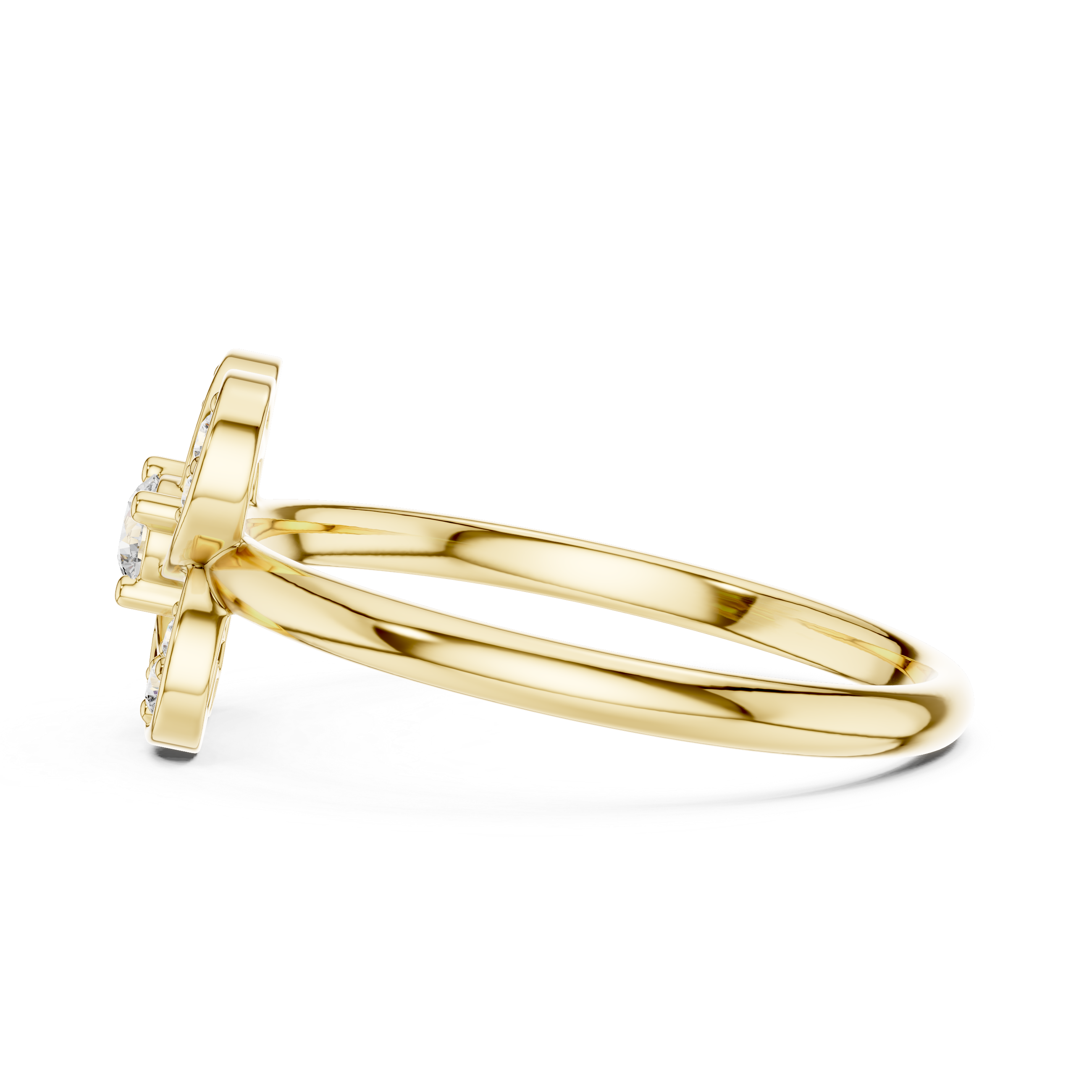 Adjustable toe ring with slim polished band.