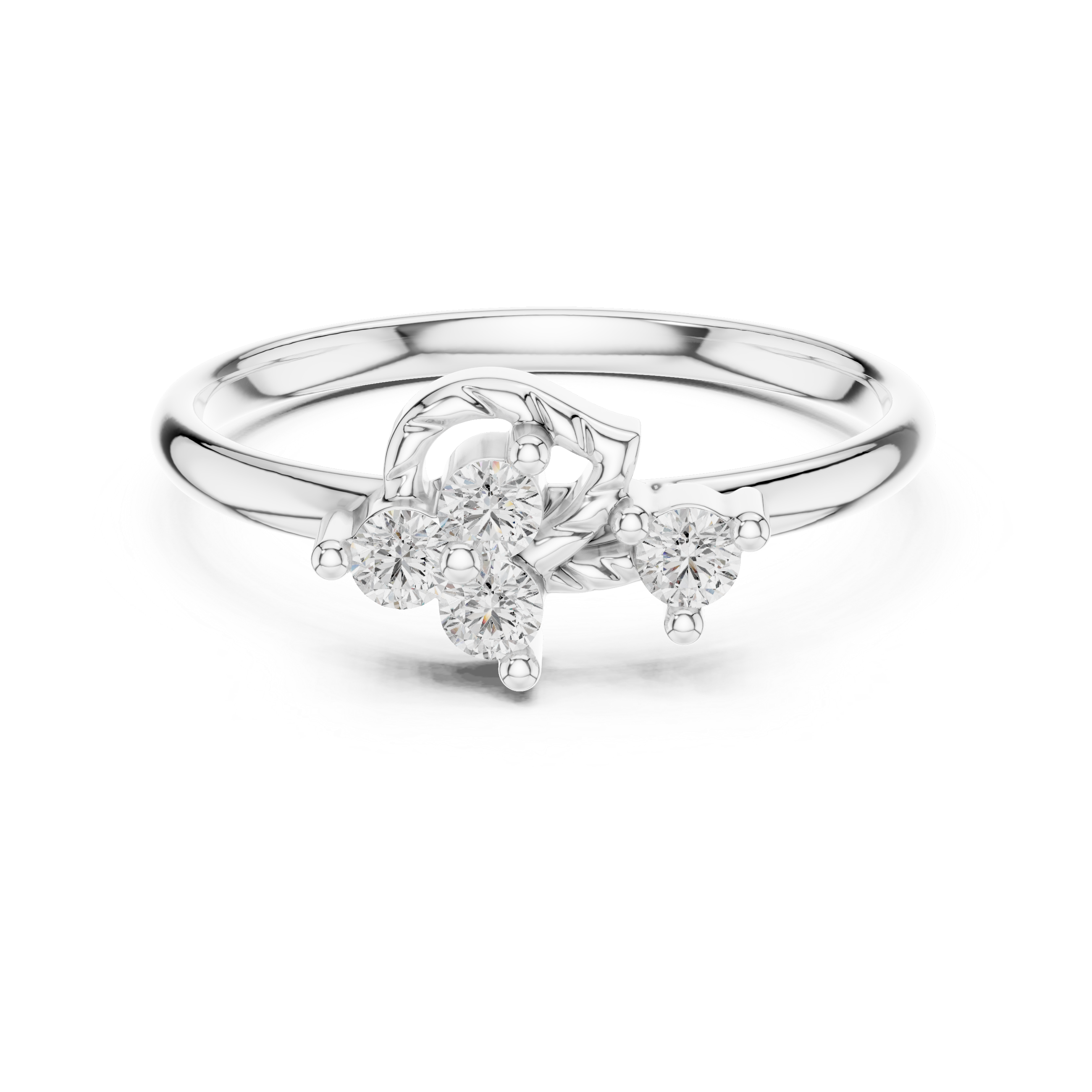 Classic tennis bracelet with evenly spaced stones.