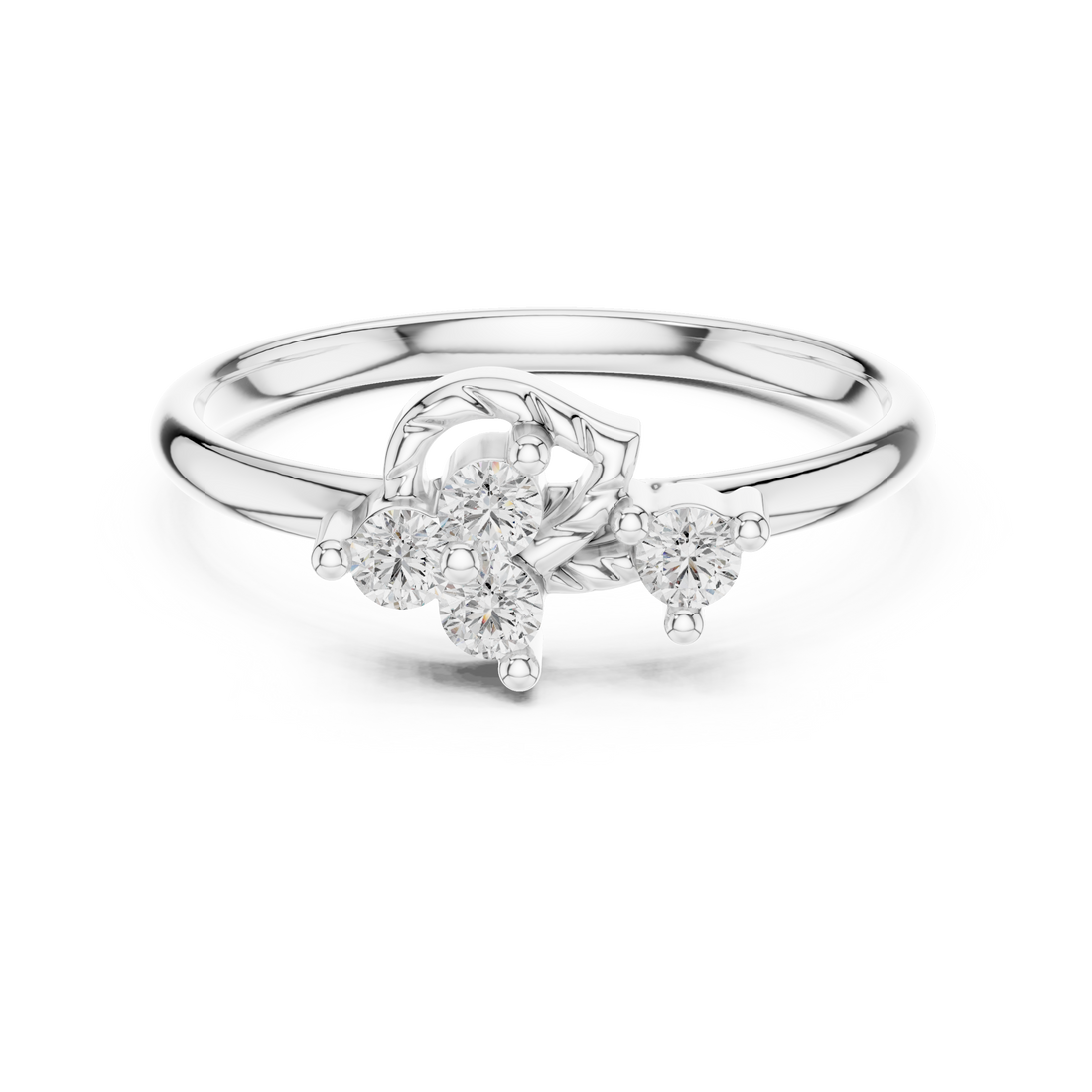 Classic tennis bracelet with evenly spaced stones.