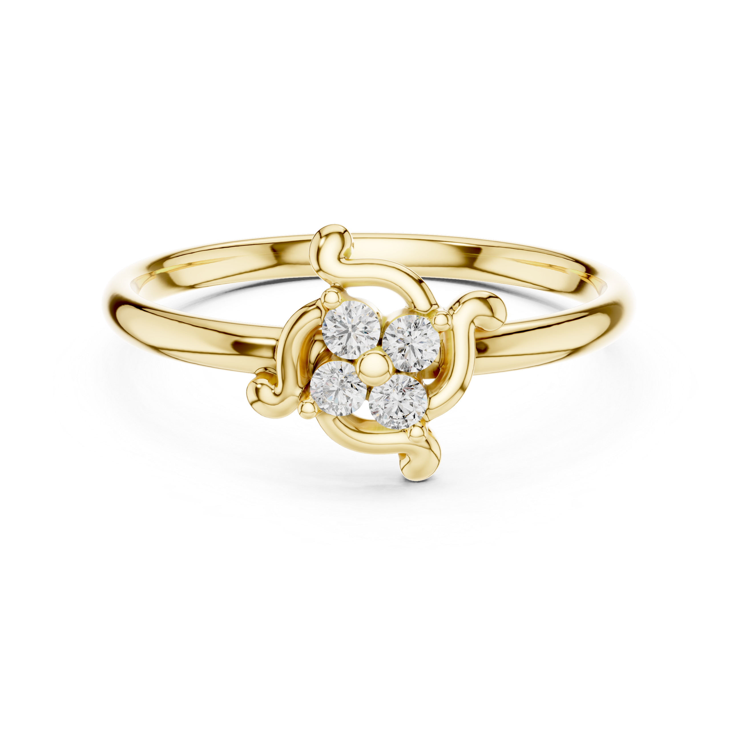 Adjustable toe ring with slim metal band.