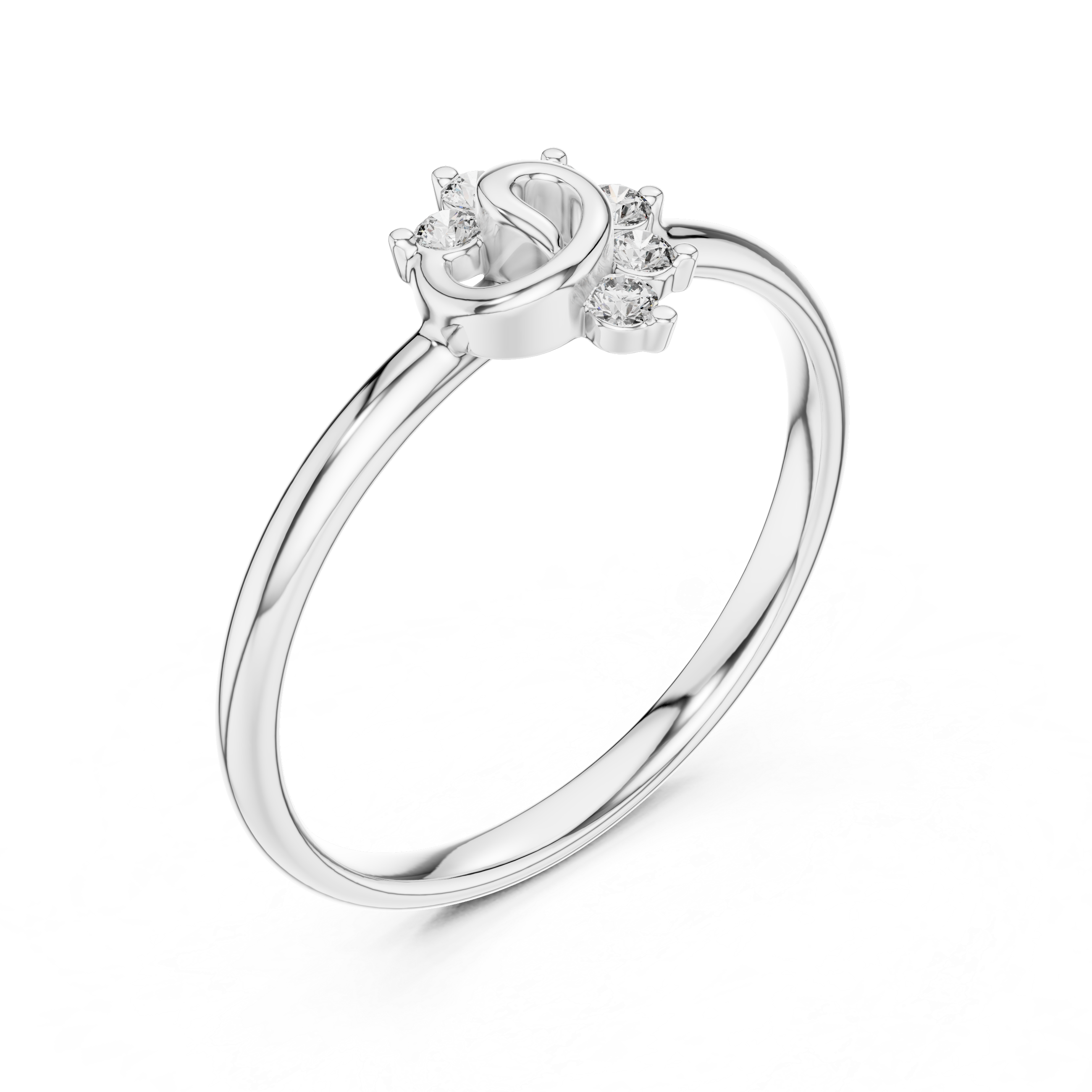 Cushion-cut engagement ring with refined sparkle detail.