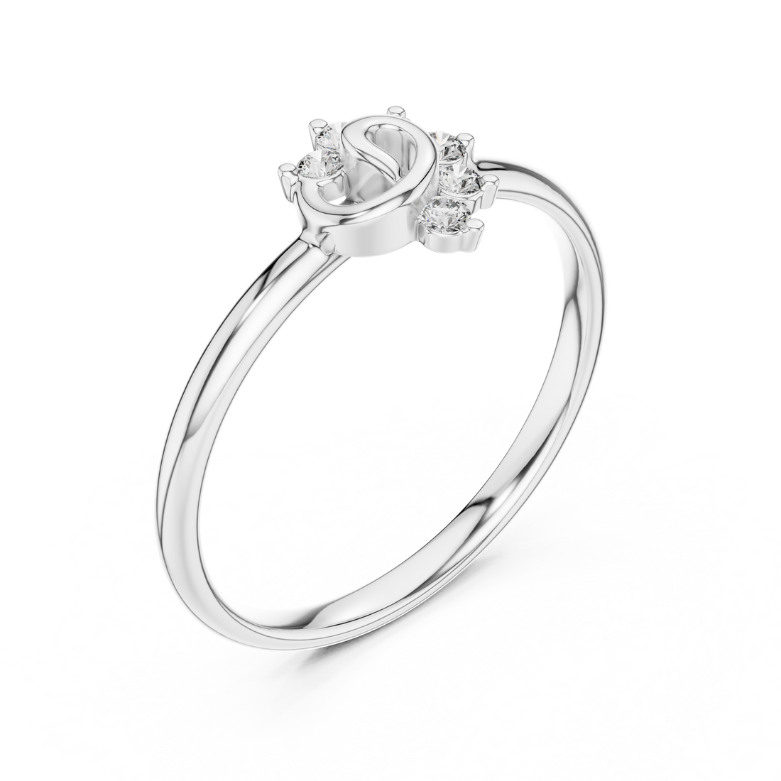 Cushion-cut engagement ring with refined sparkle detail.