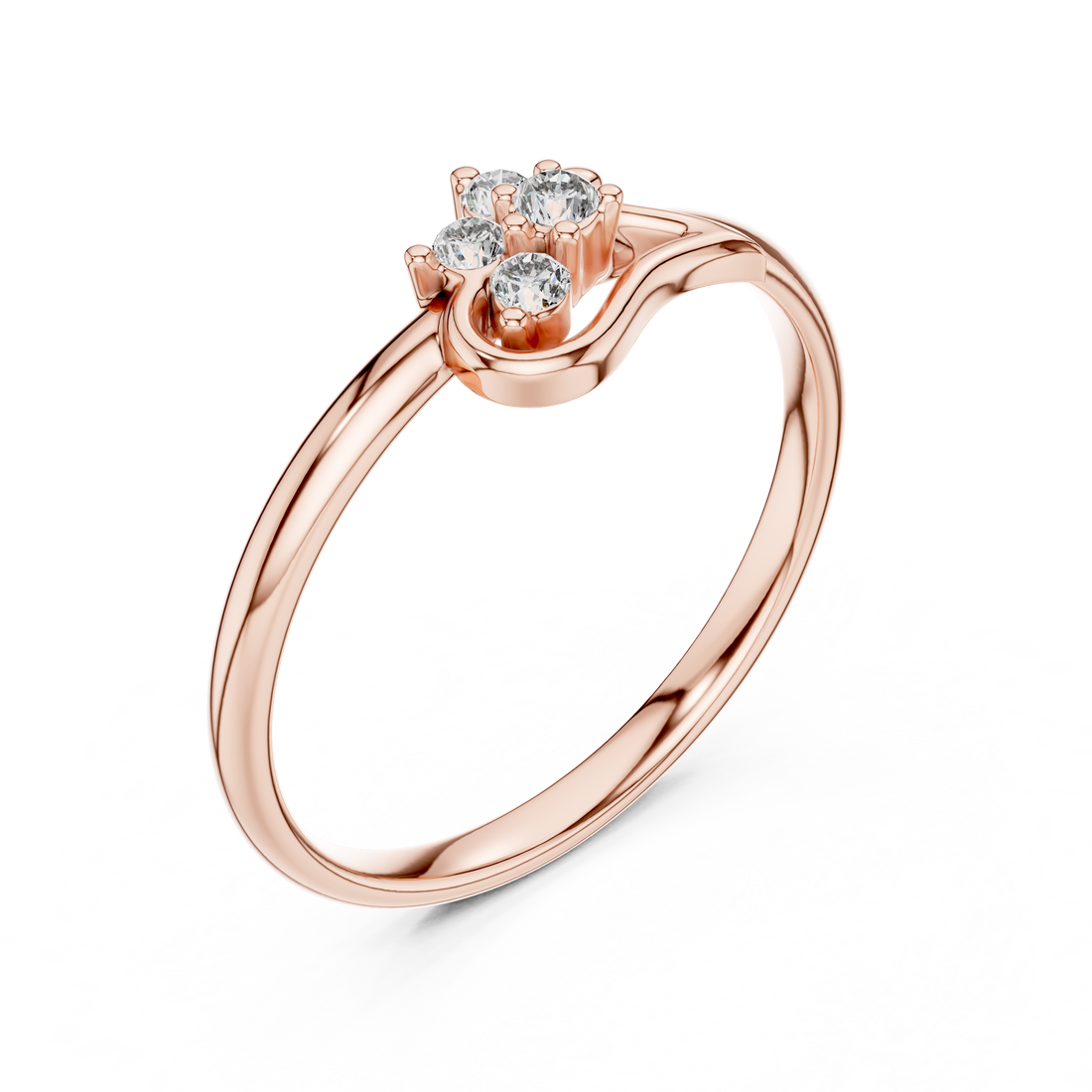 Modern bridal jewellery set with layered chains.