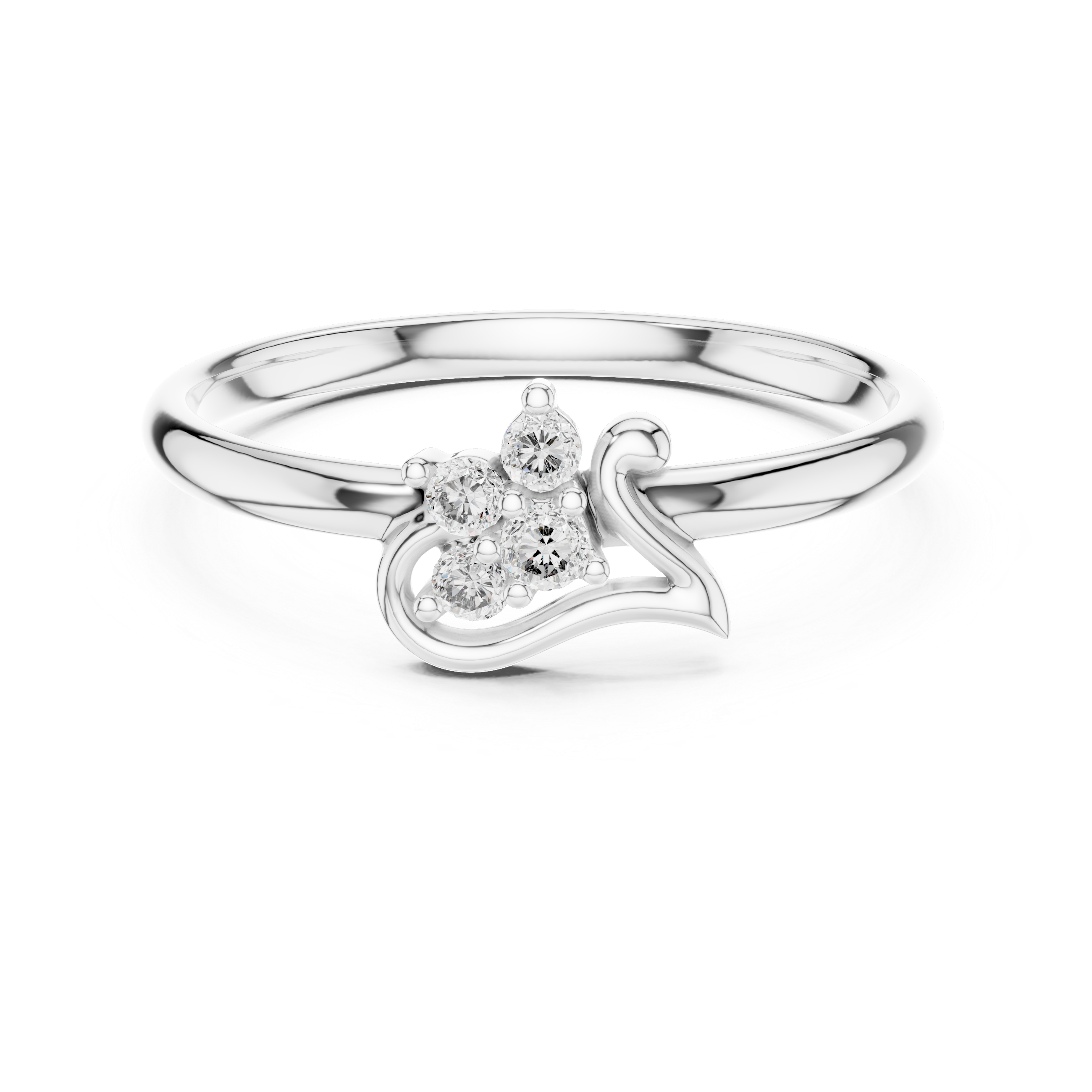 Pearl gemstone ring with soft elegant appearance.