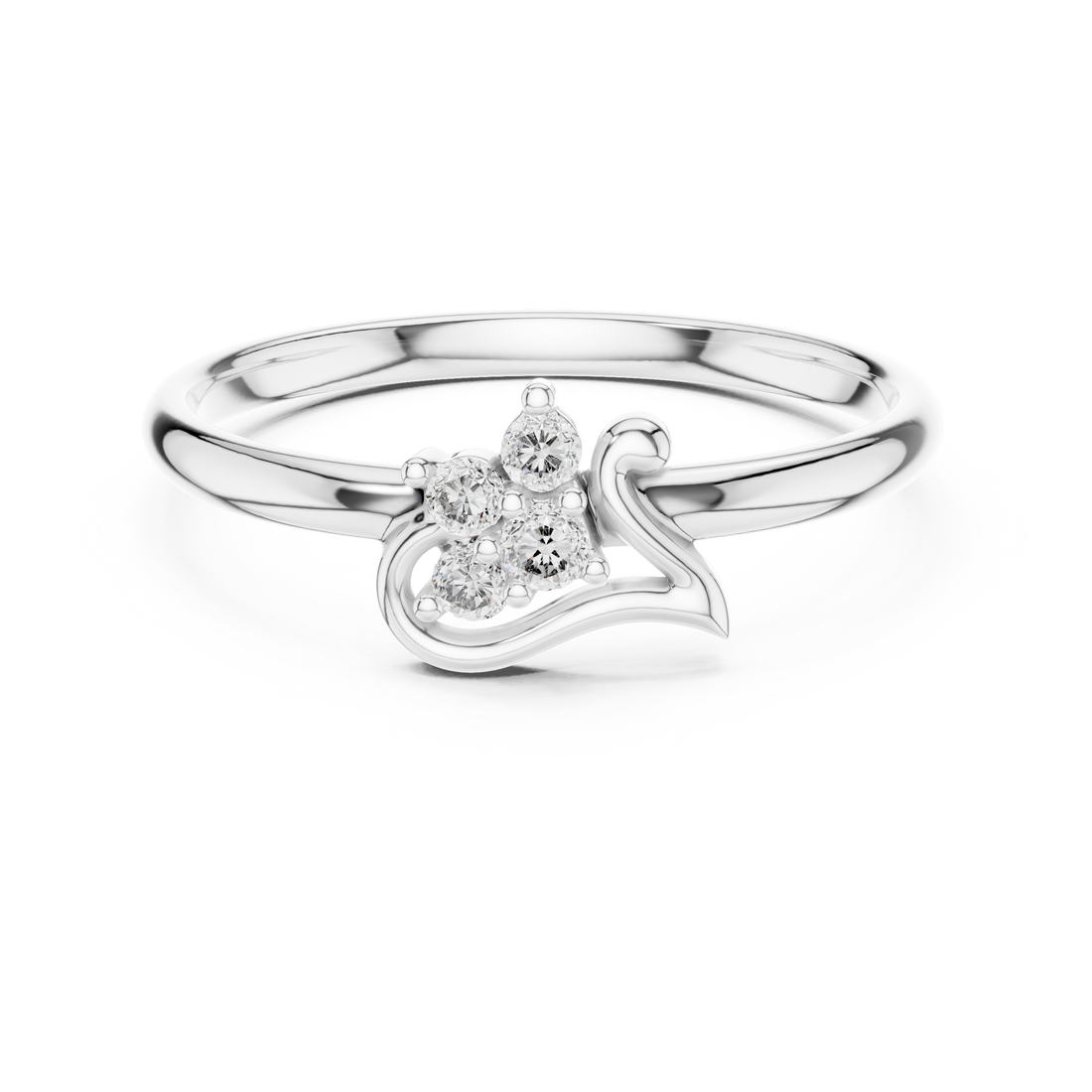 Pearl gemstone ring with soft elegant appearance.