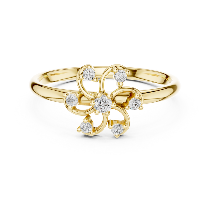 Classic gold nose hoop with minimal elegant style.