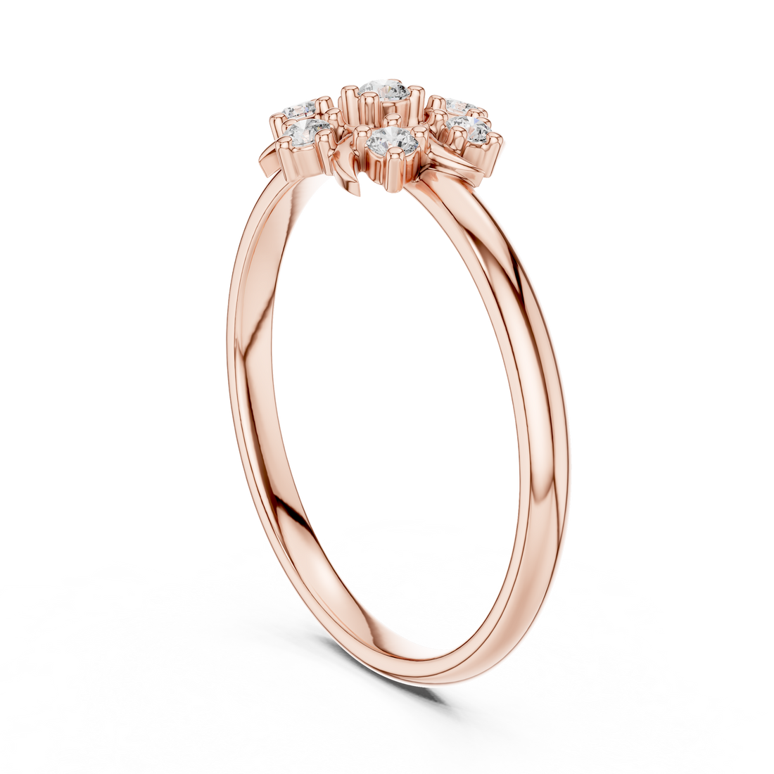 Minimal necklace with smooth polished metal.