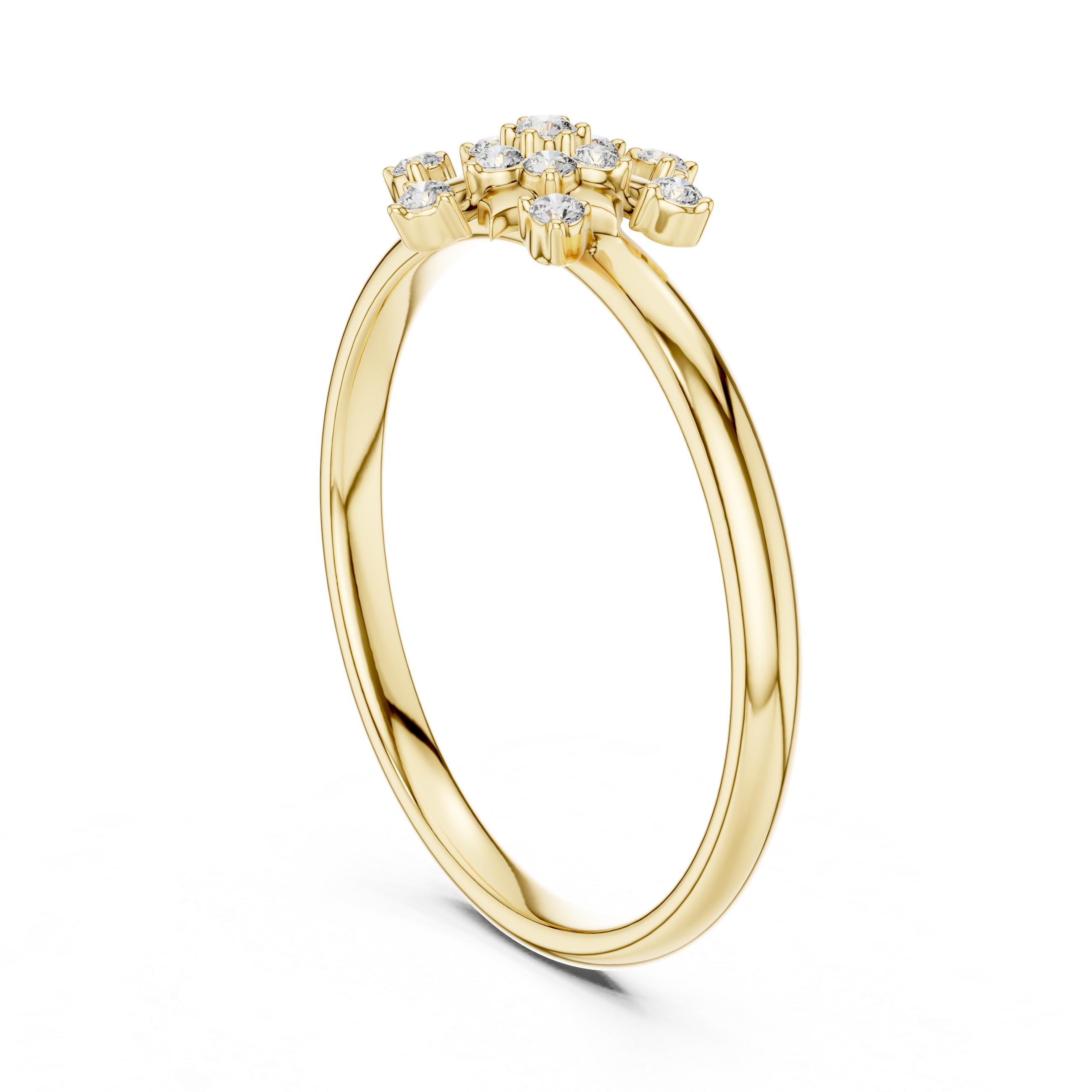 Classic gold chain necklace with polished finish.