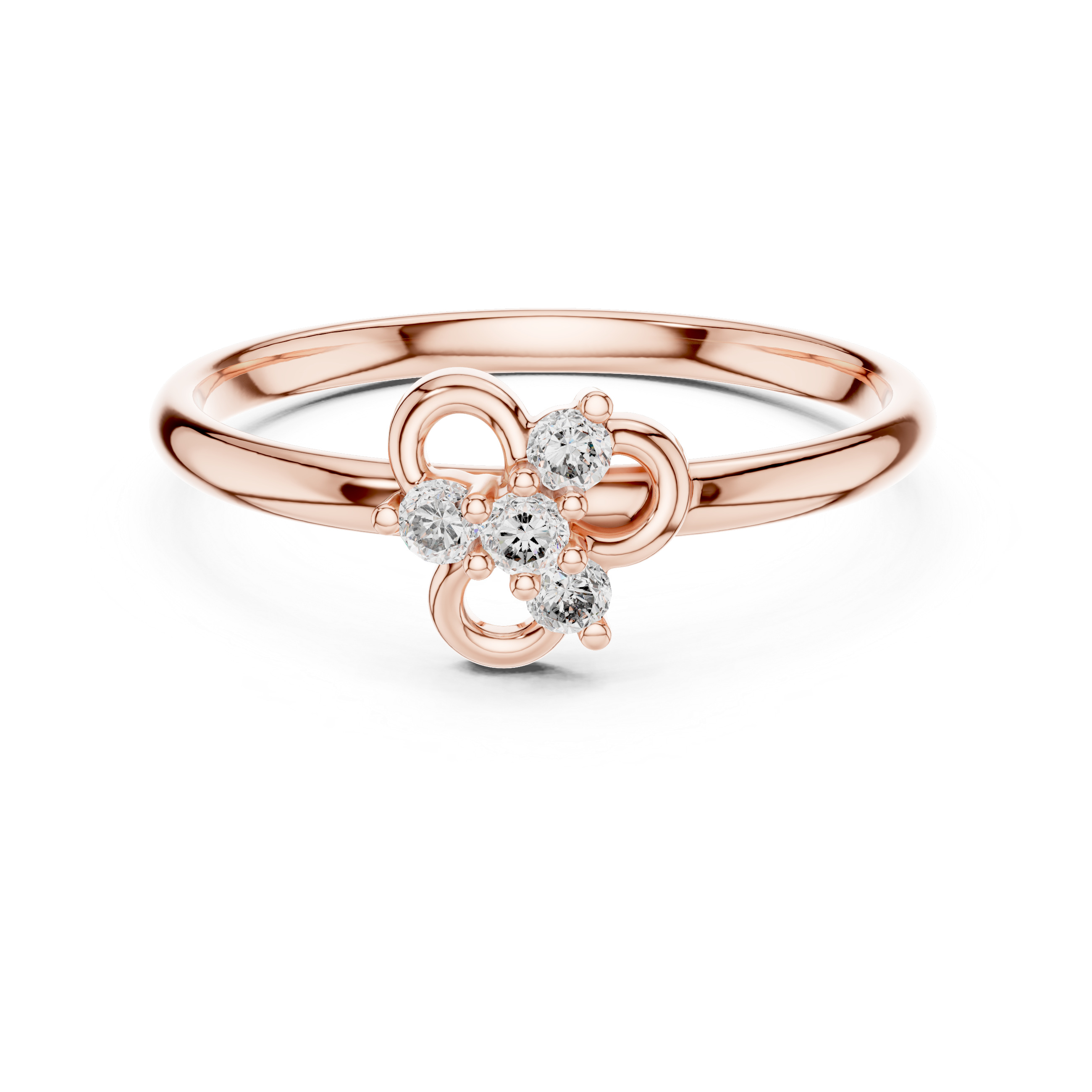 Elegant bangle bracelet with smooth glossy finish.