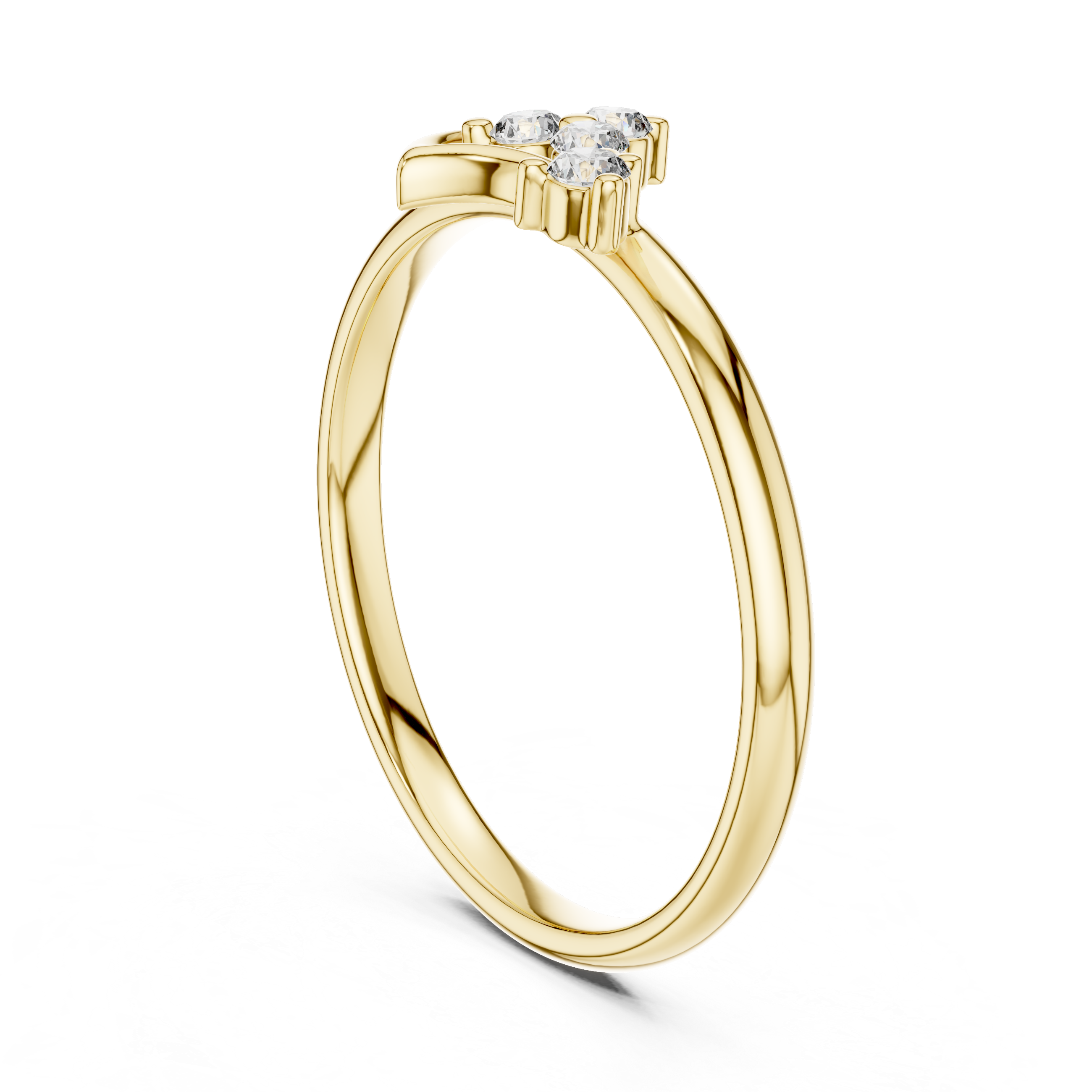 Anniversary ring with sparkling gemstone detail.
