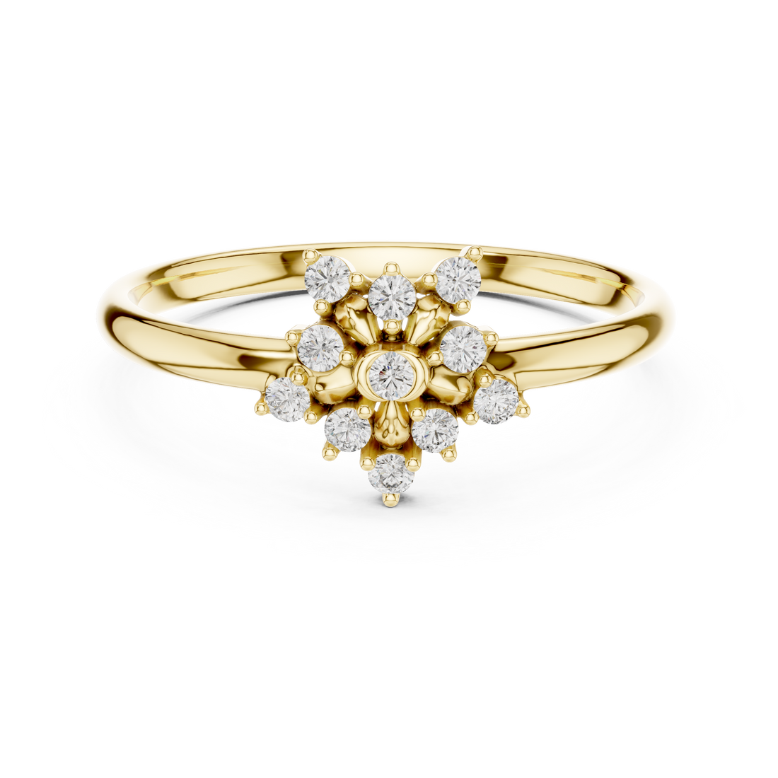 Engraved gold bangle with decorative floral carving.