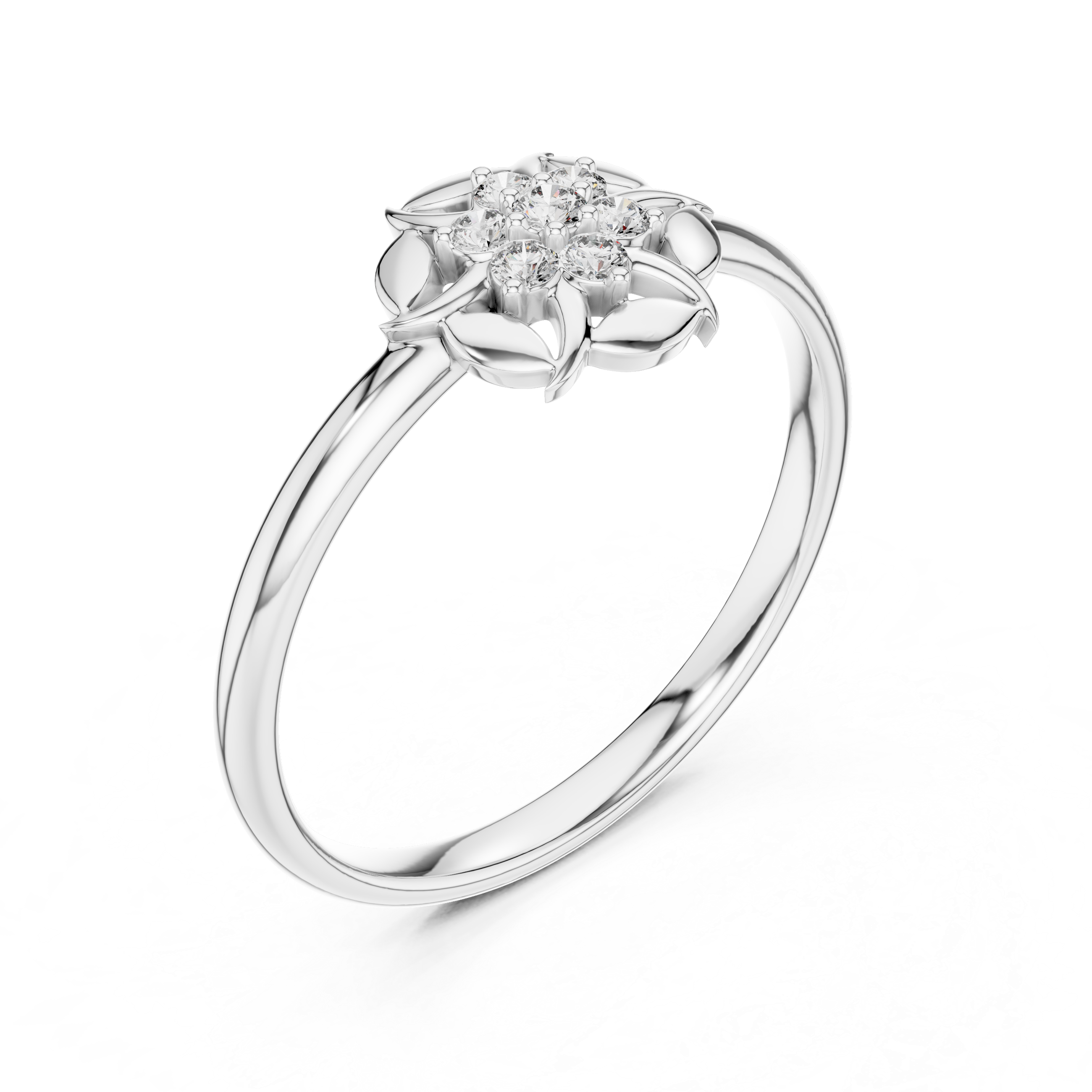 Smooth gemstone toe ring with bright sparkle.