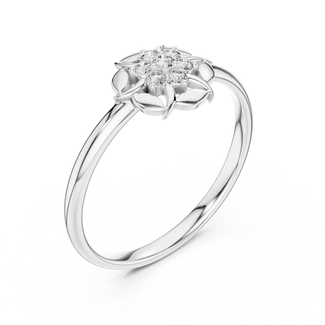 Smooth gemstone toe ring with bright sparkle.