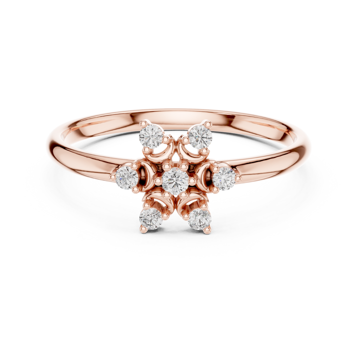 Oval engagement ring with polished smooth band.