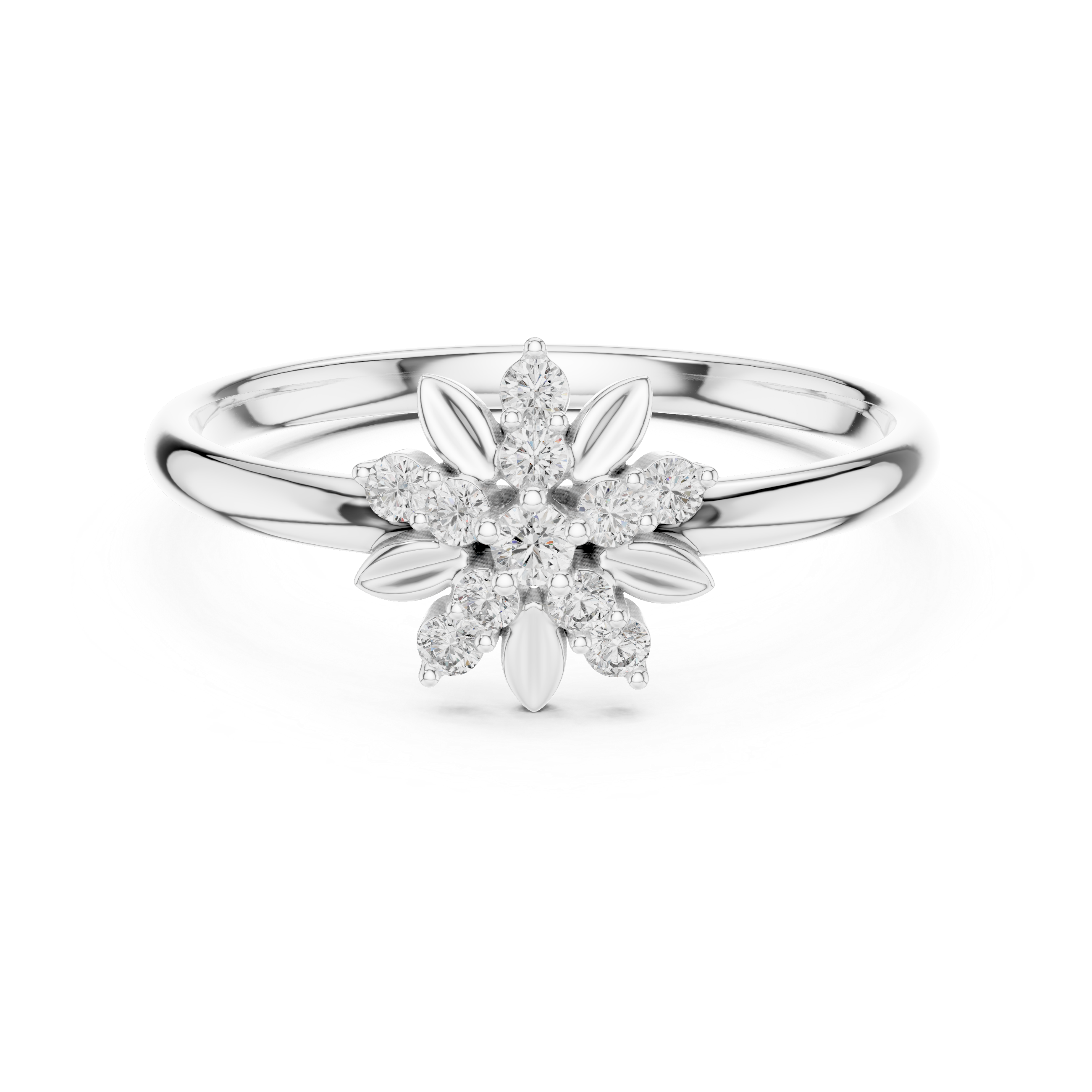Diamond jewellery set with coordinated sparkle finish.