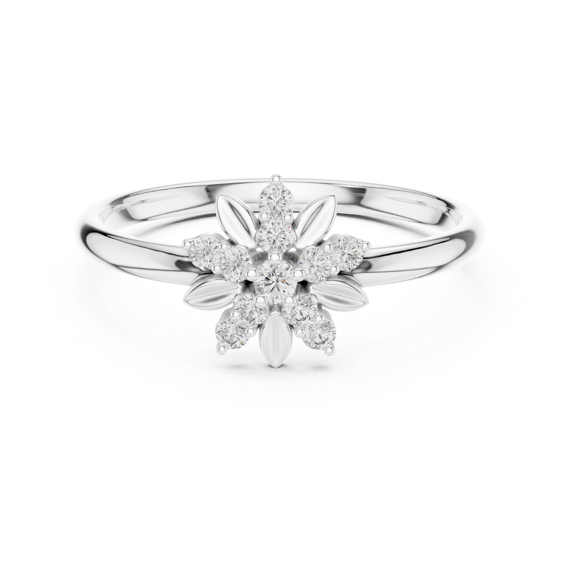 Diamond jewellery set with coordinated sparkle finish.
