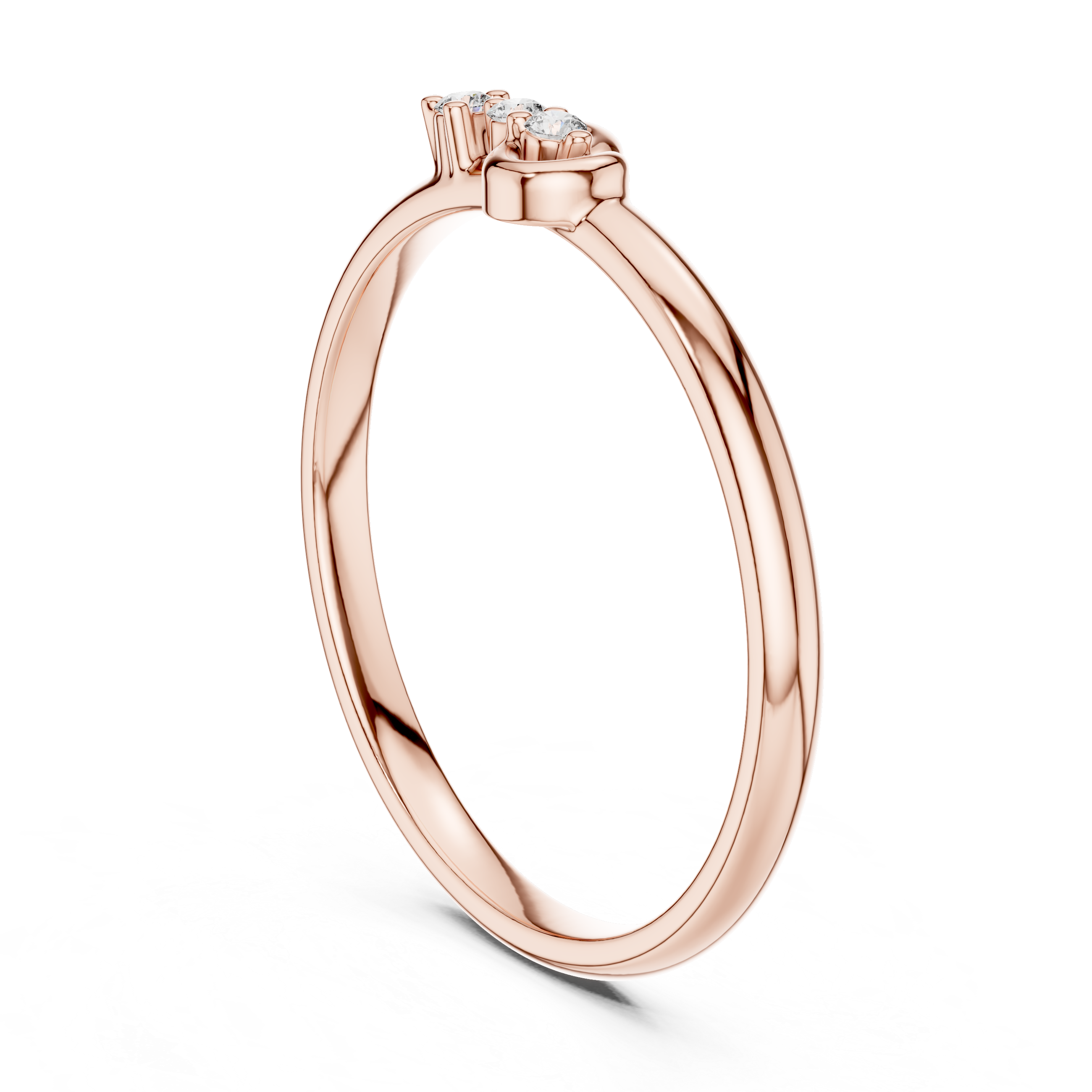 Designer luxury ring with bold modern structure.
