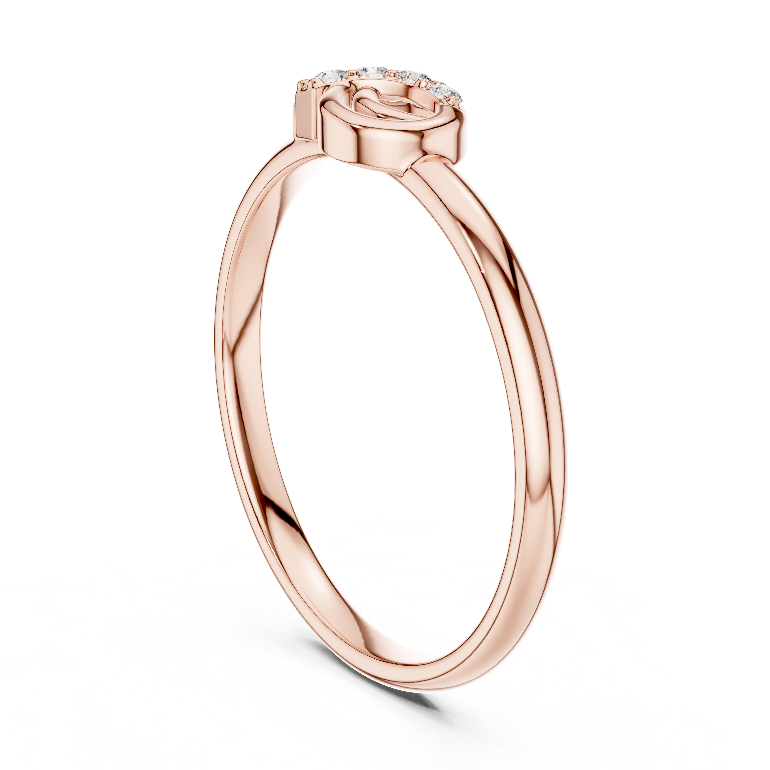 Classic oval diamond halo ring with sparkling side stones.