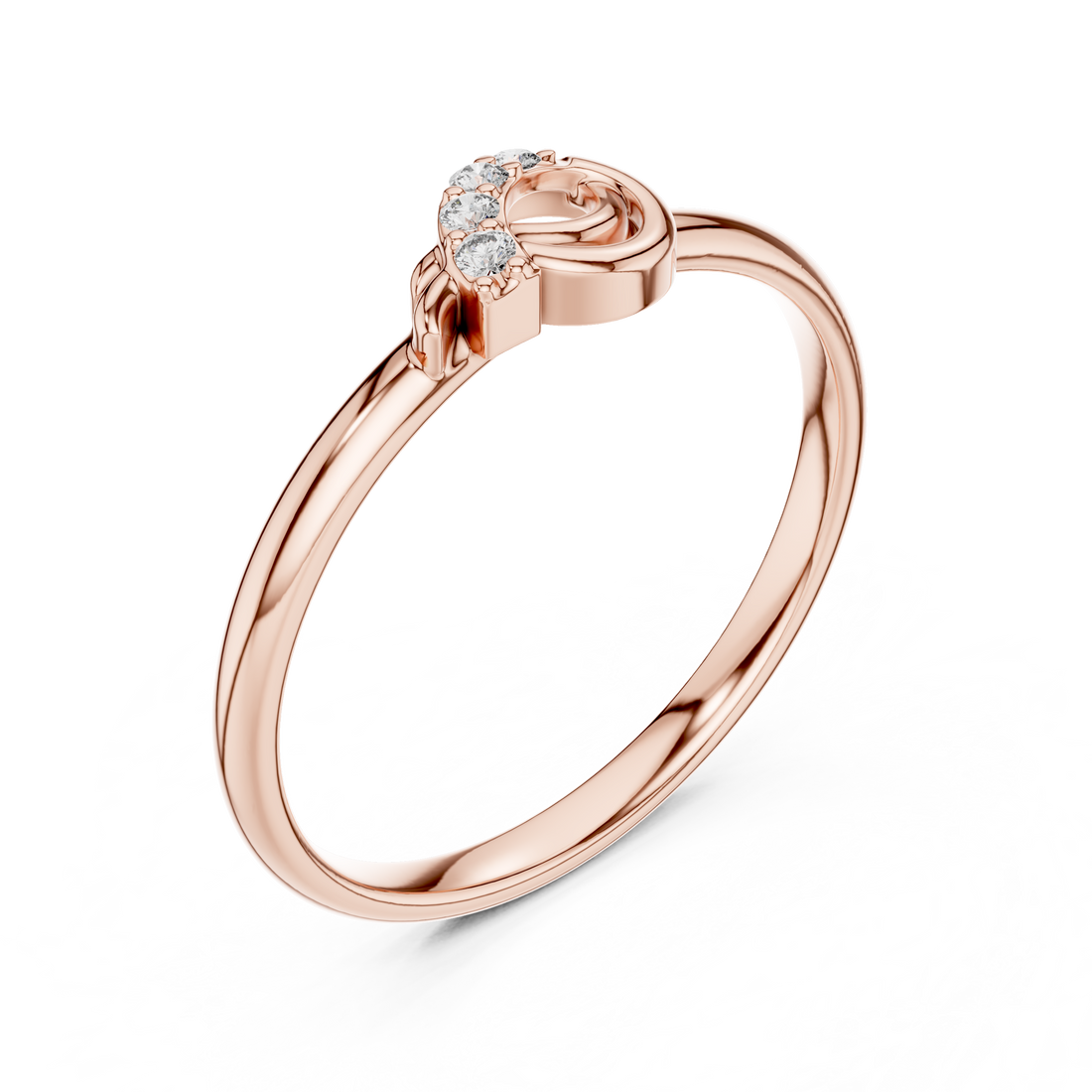 Modern princess-cut engagement ring in smooth yellow gold setting.