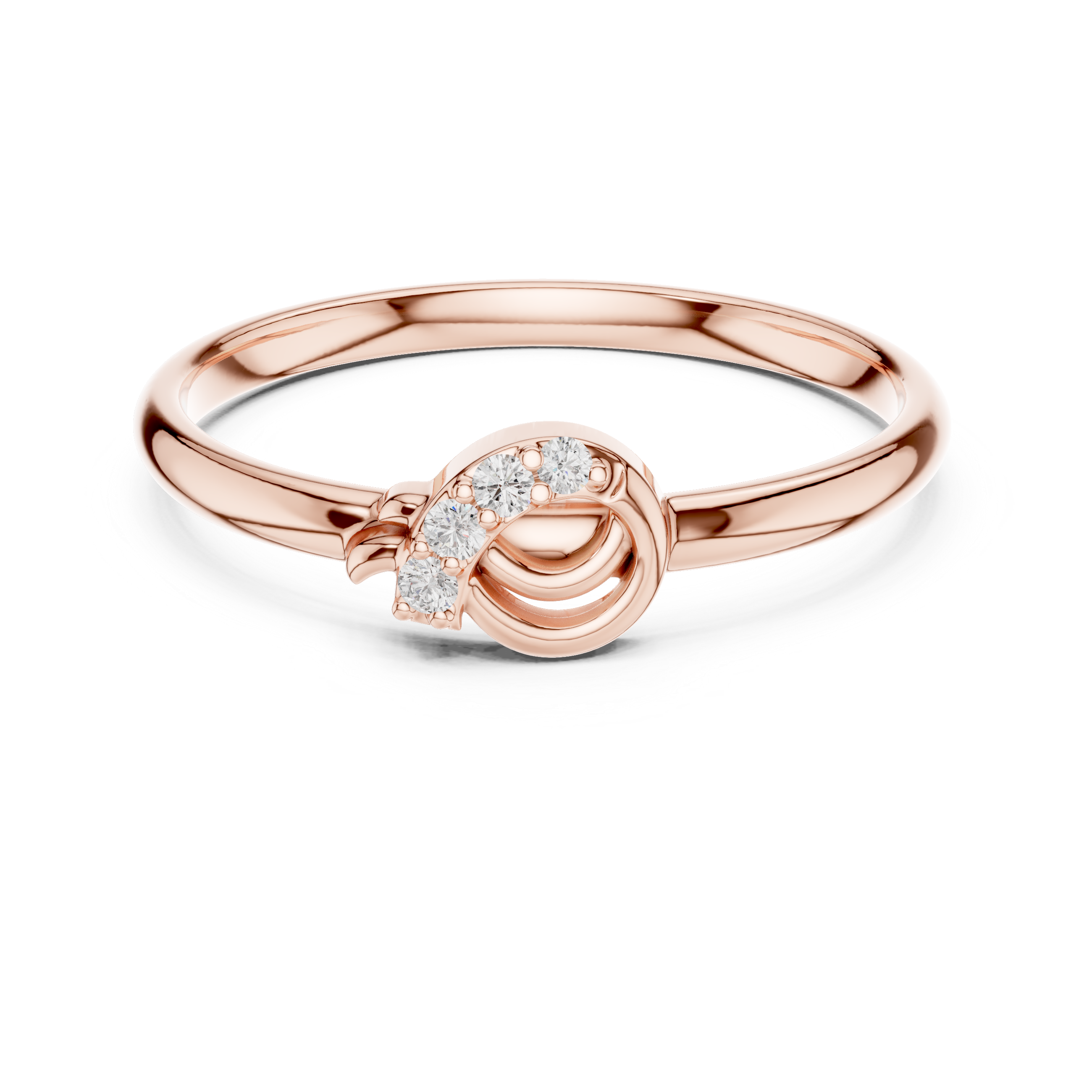 Elegant lab-grown diamond solitaire ring in polished white gold band.