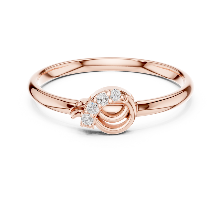 Elegant lab-grown diamond solitaire ring in polished white gold band.