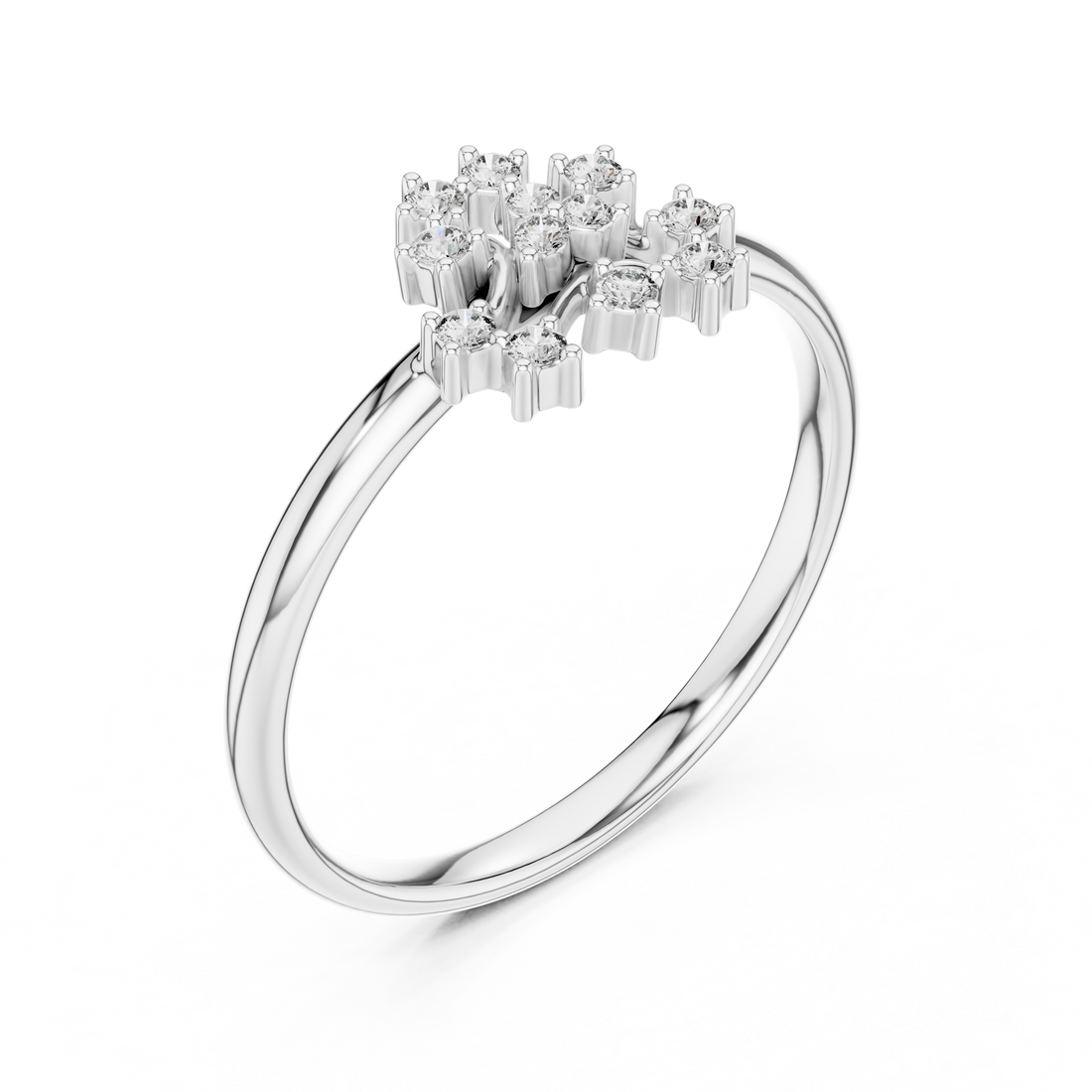 Layered bridal necklace with sparkling stone accents.