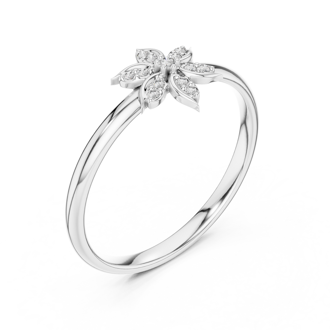 Minimal nose pin with smooth polished finish.