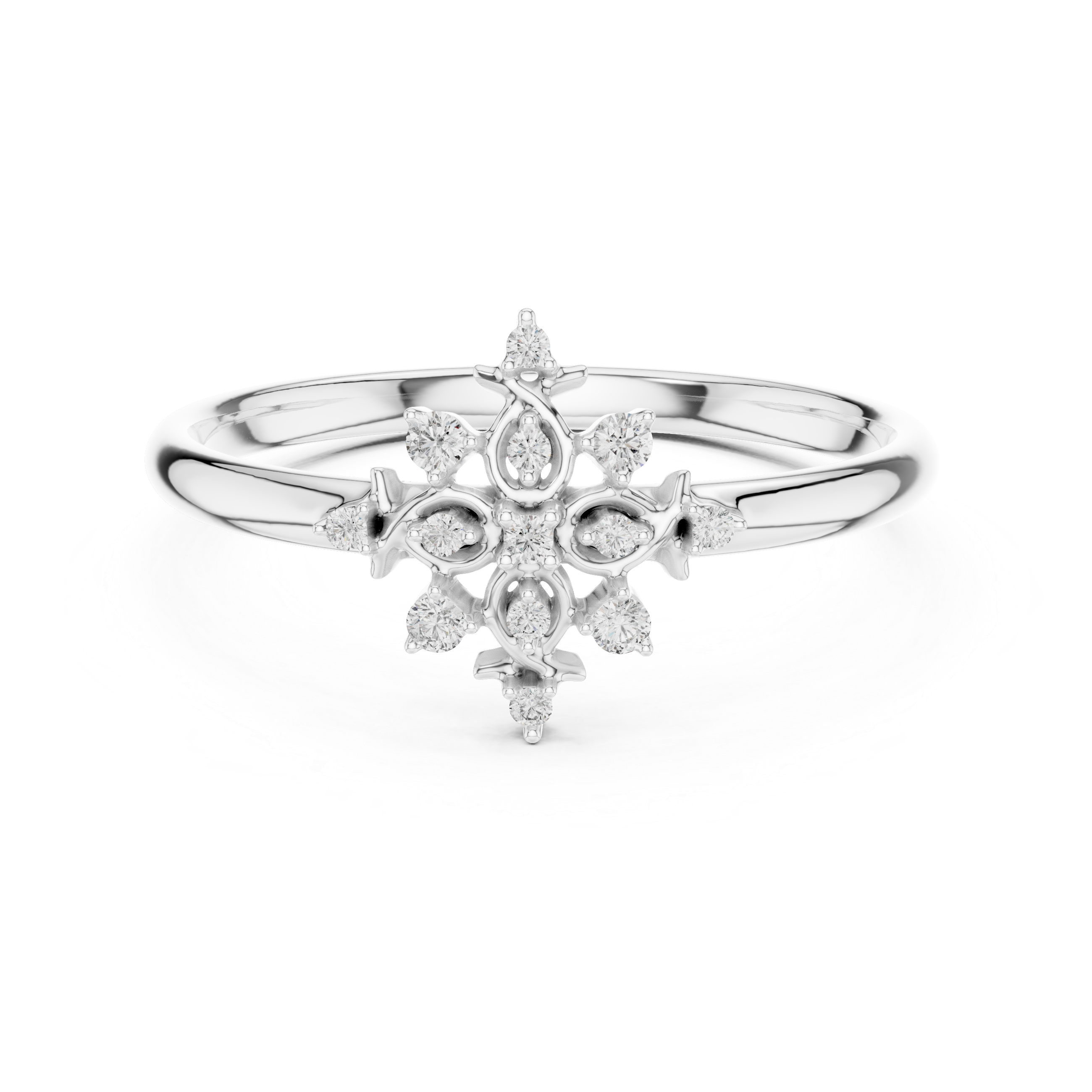 Adjustable baby ring with smooth edges.