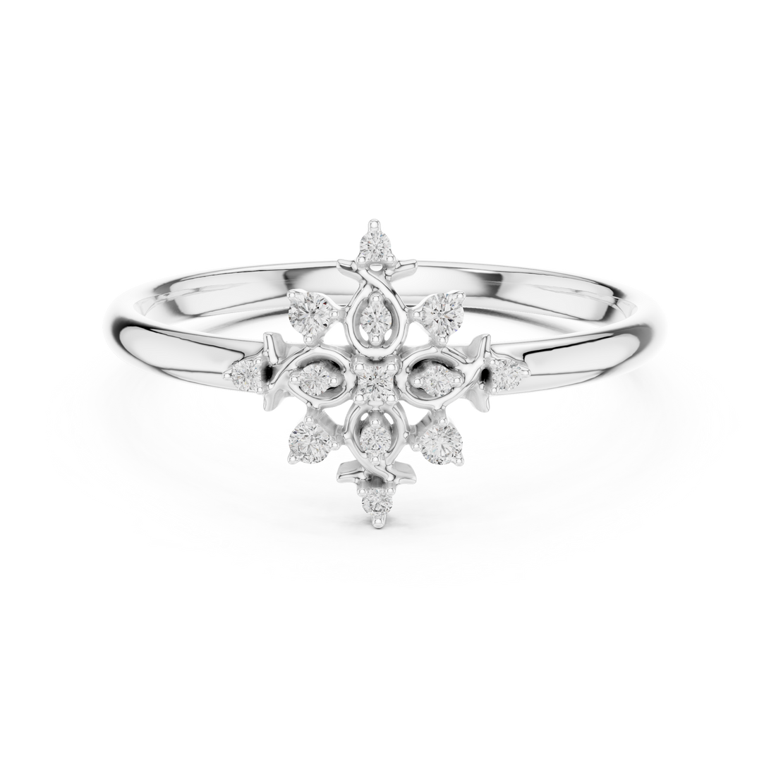 Adjustable baby ring with smooth edges.