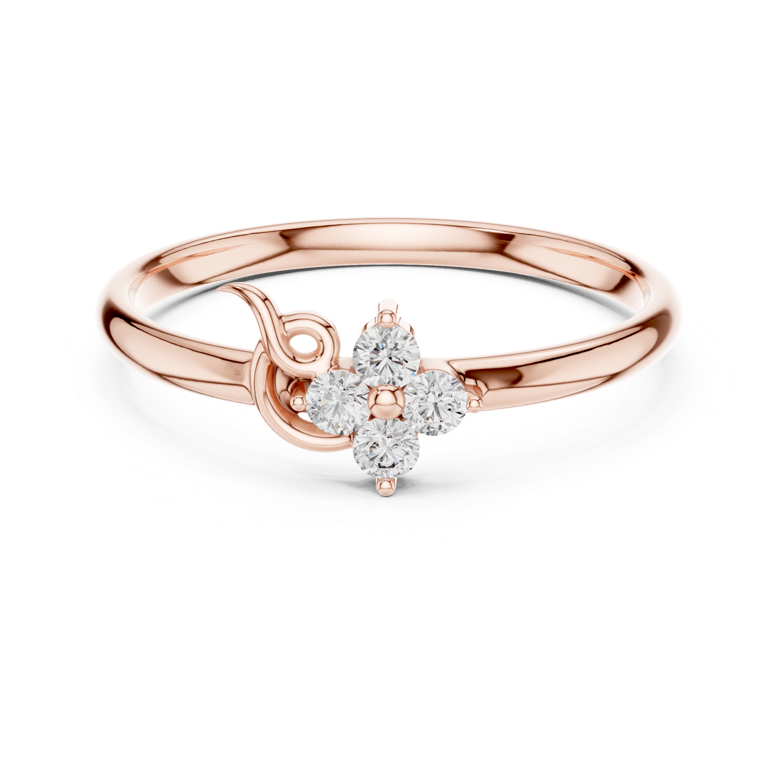 Engraved cuff bracelet with decorative detailing.