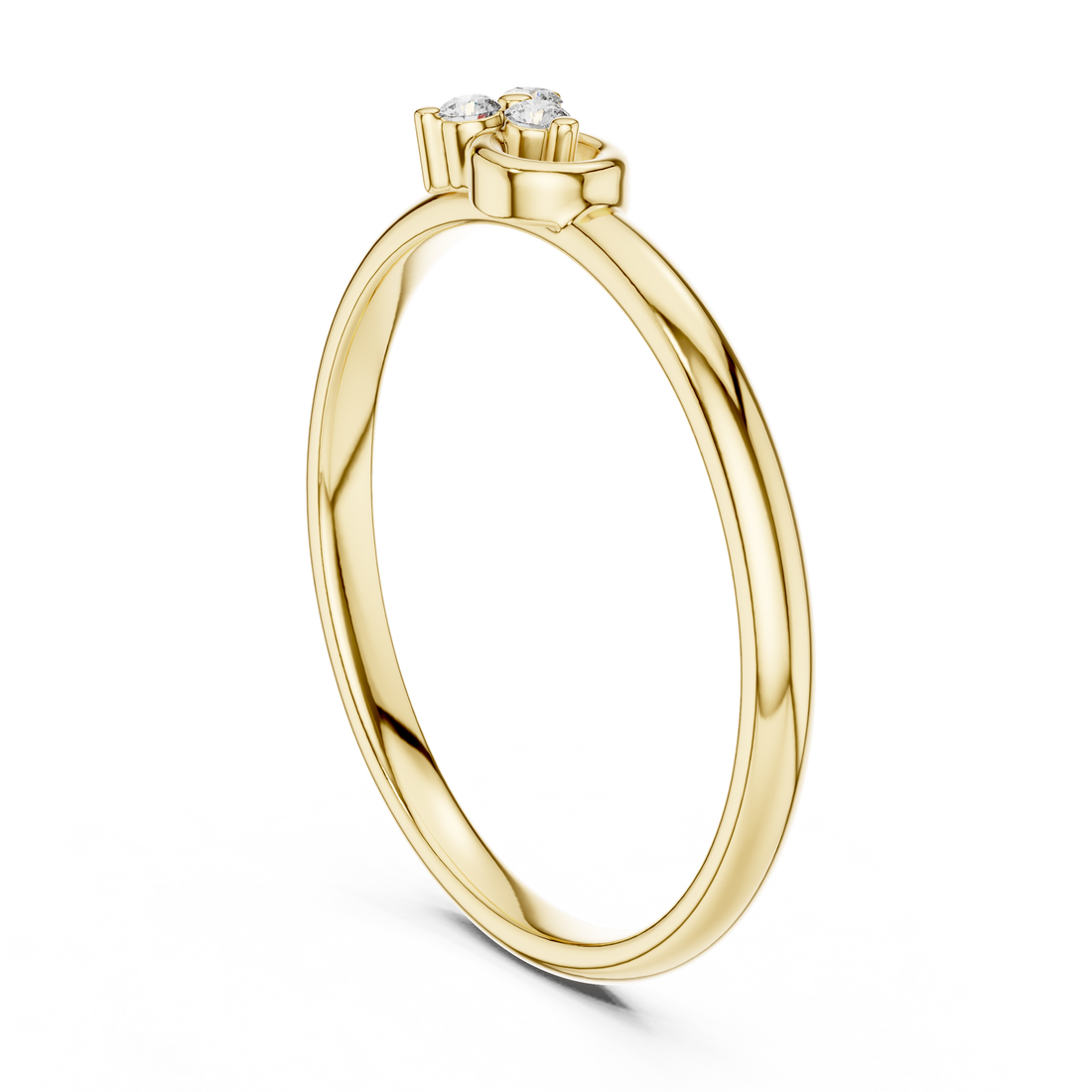 Slim stackable bangle with lightweight styling.