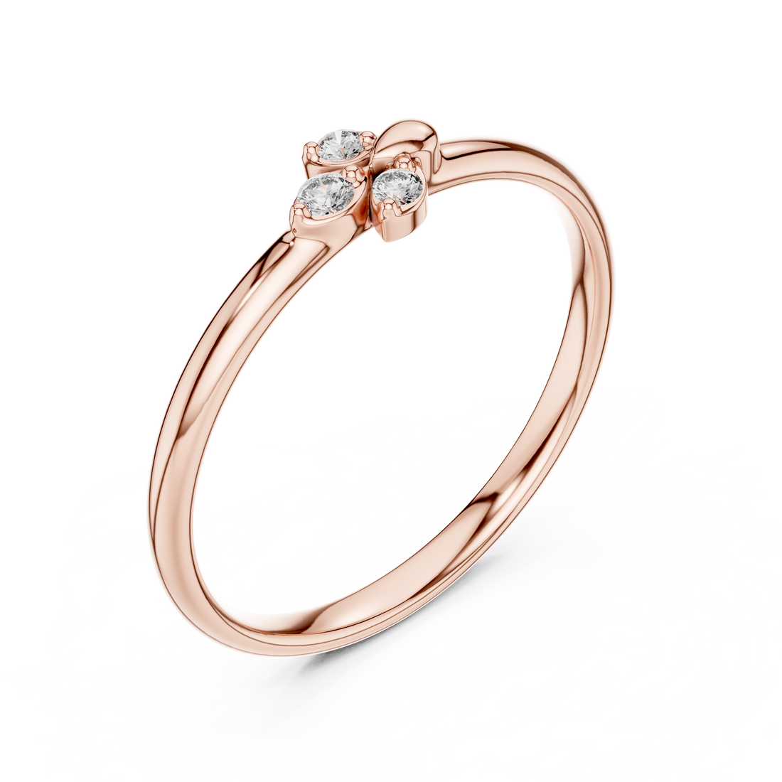 Plain toe ring with polished gold finish.