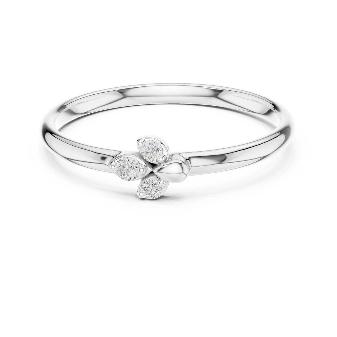 Halo engagement ring with brilliant diamond border.