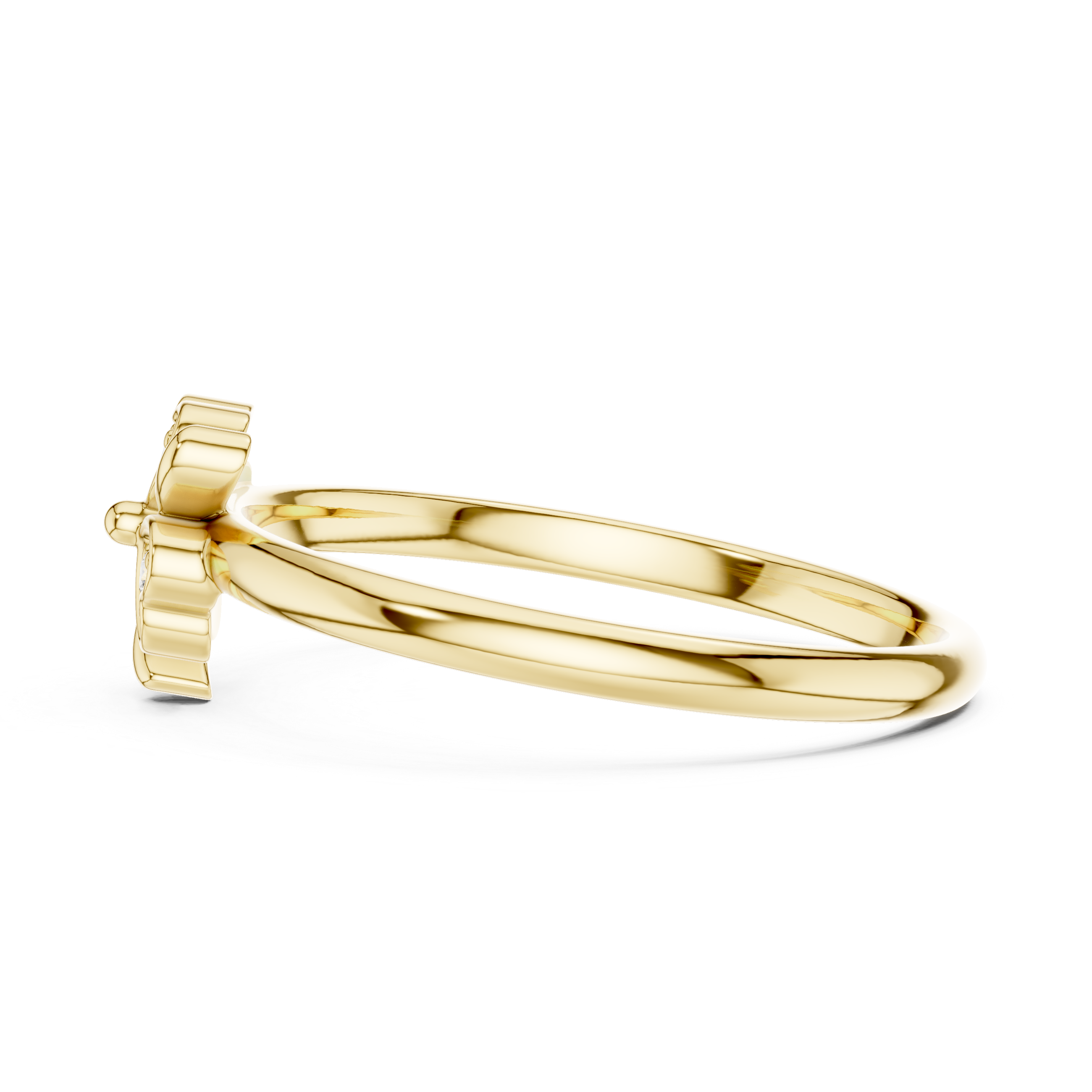 Classic gold chain bracelet with polished links.
