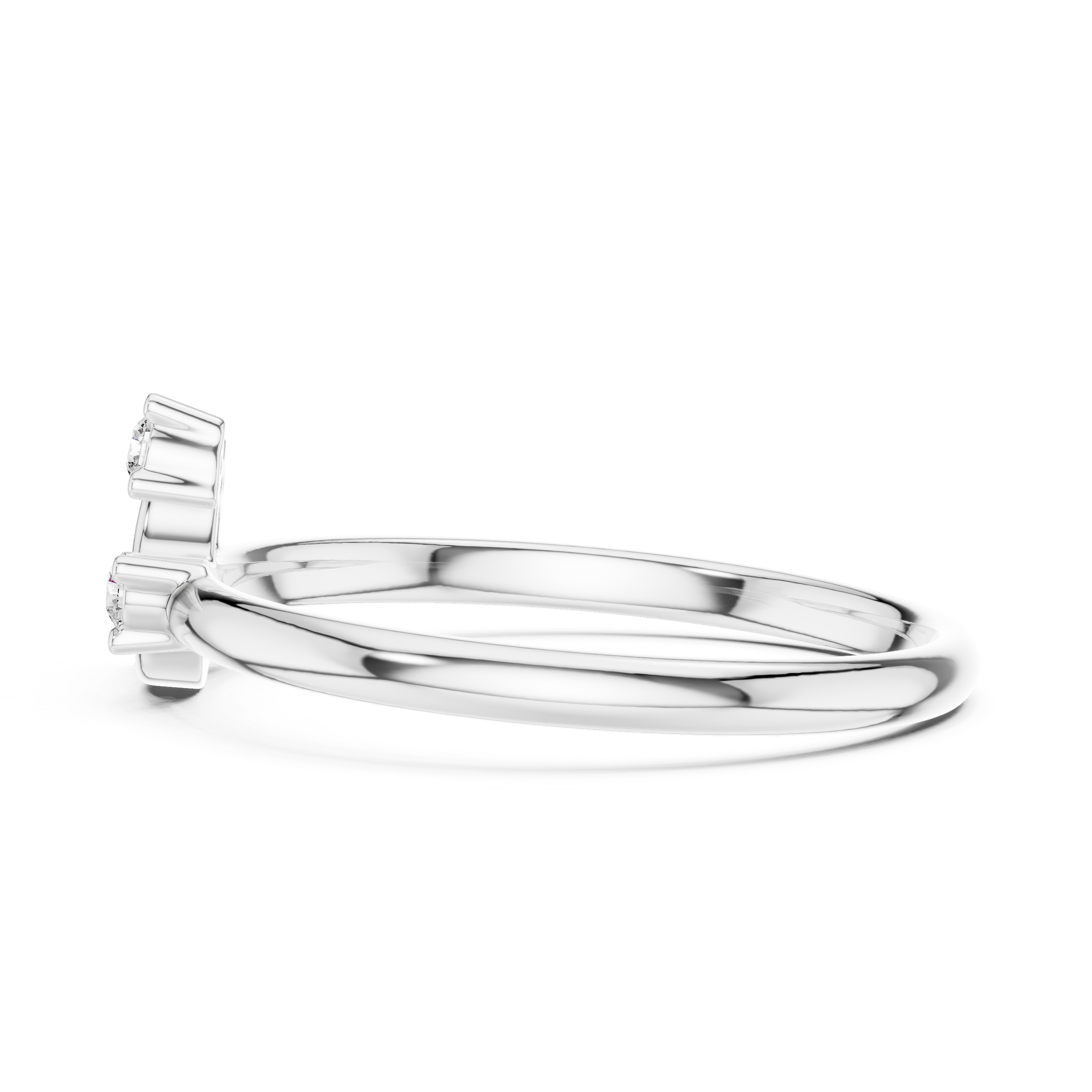 Modern bridal jewellery set with layered chains.