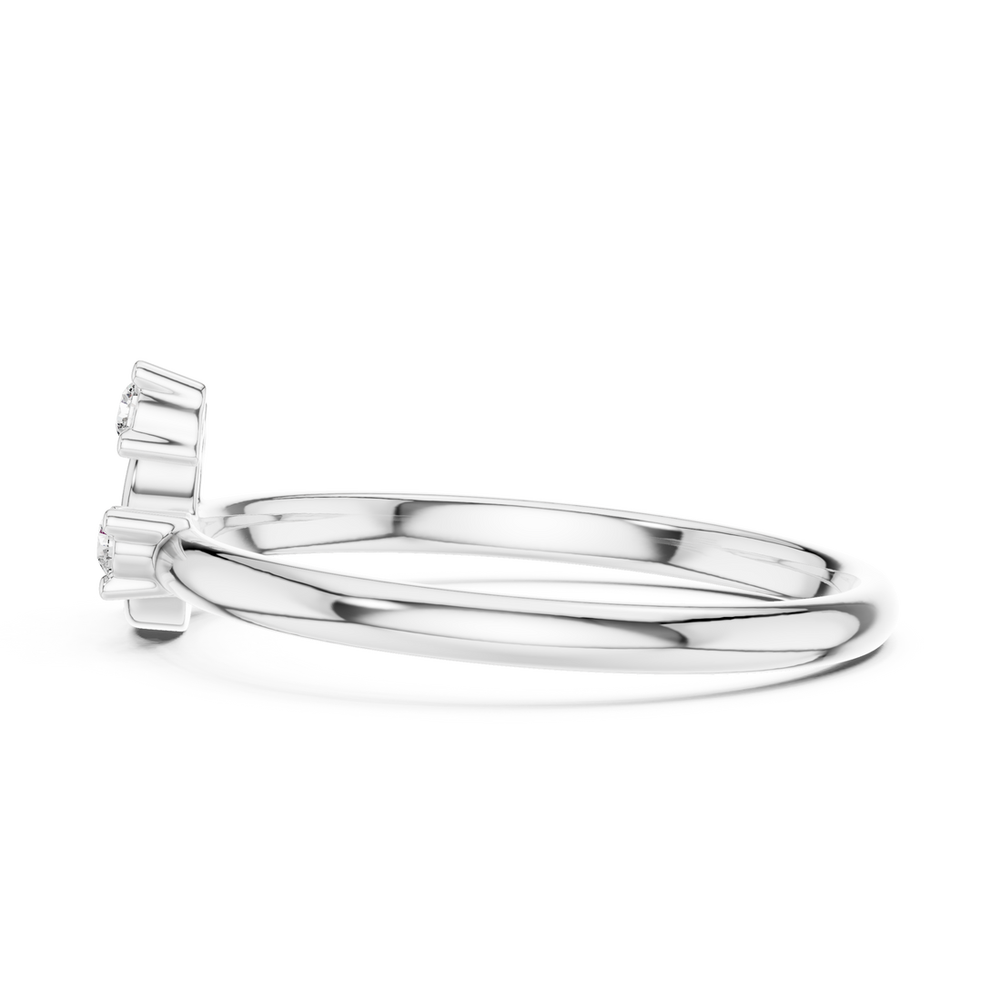 Modern bridal jewellery set with layered chains.
