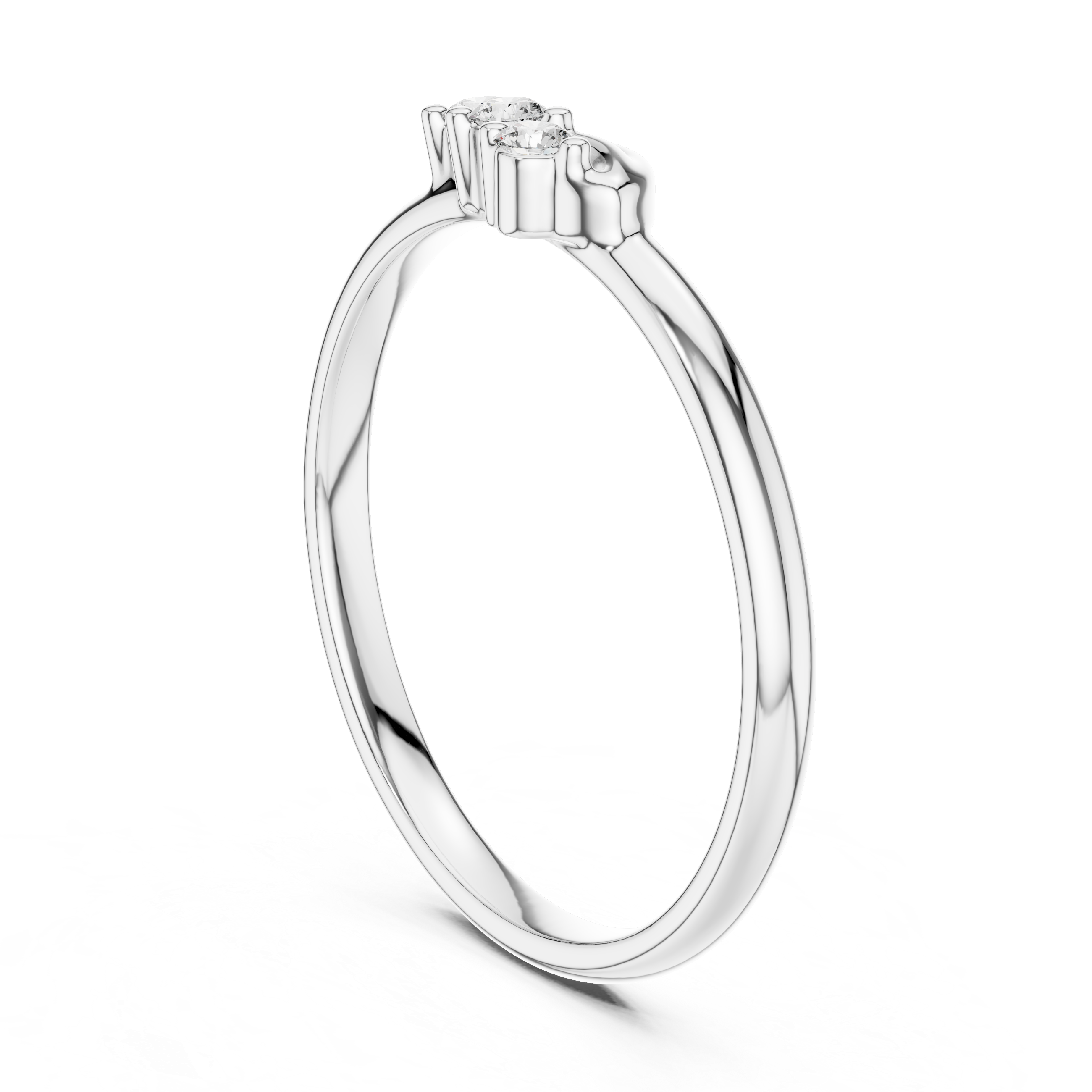 Classic wedding band with smooth polished gold finish.